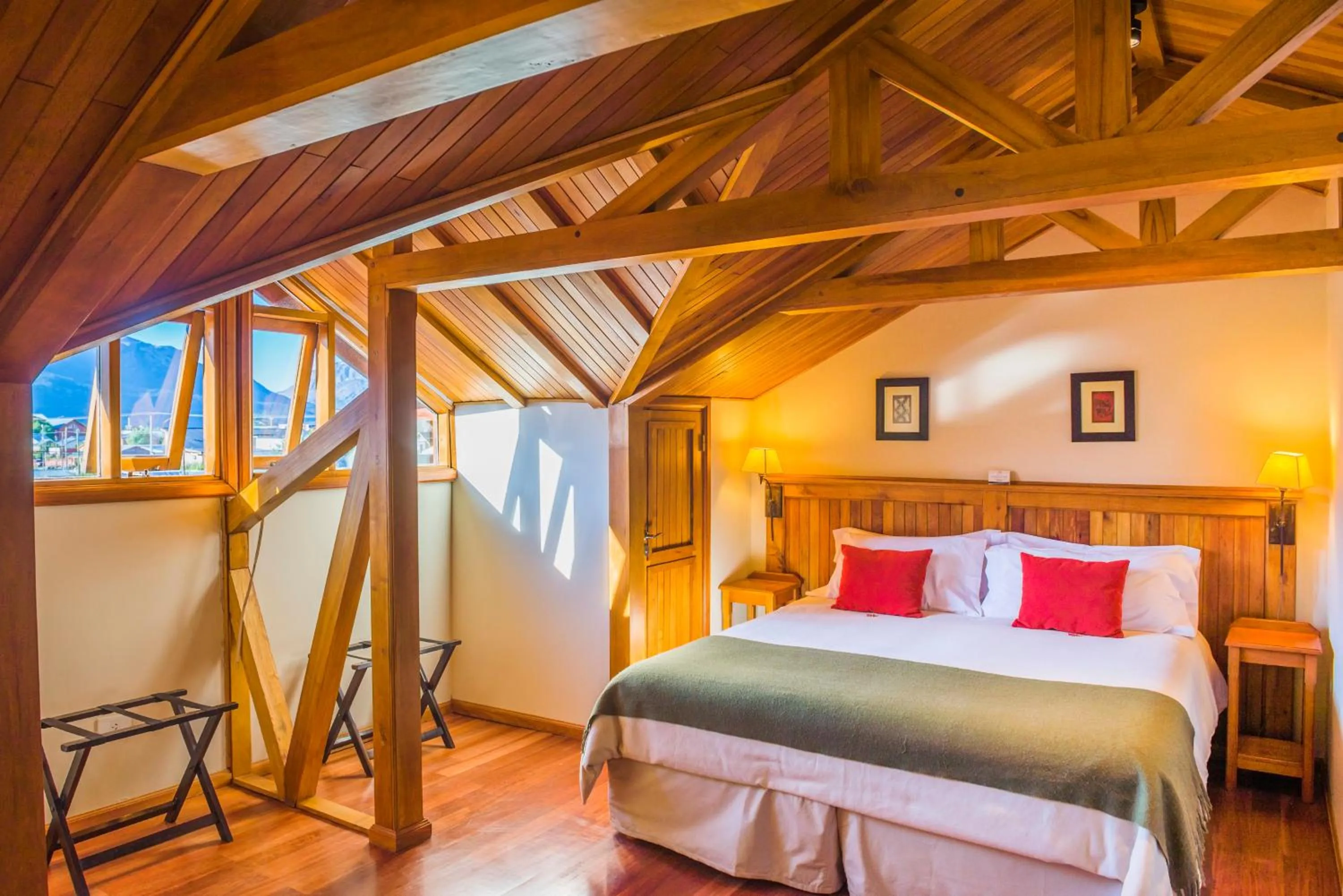 Bed in Hosteria Senderos