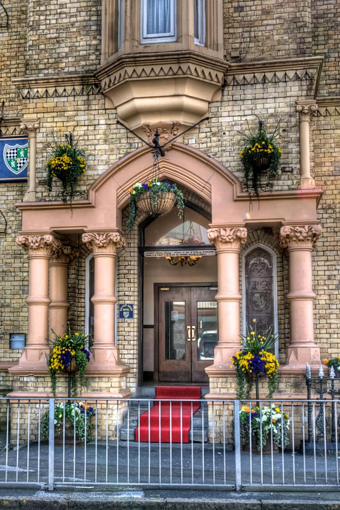 Facade/entrance in Patten Arms Hotel