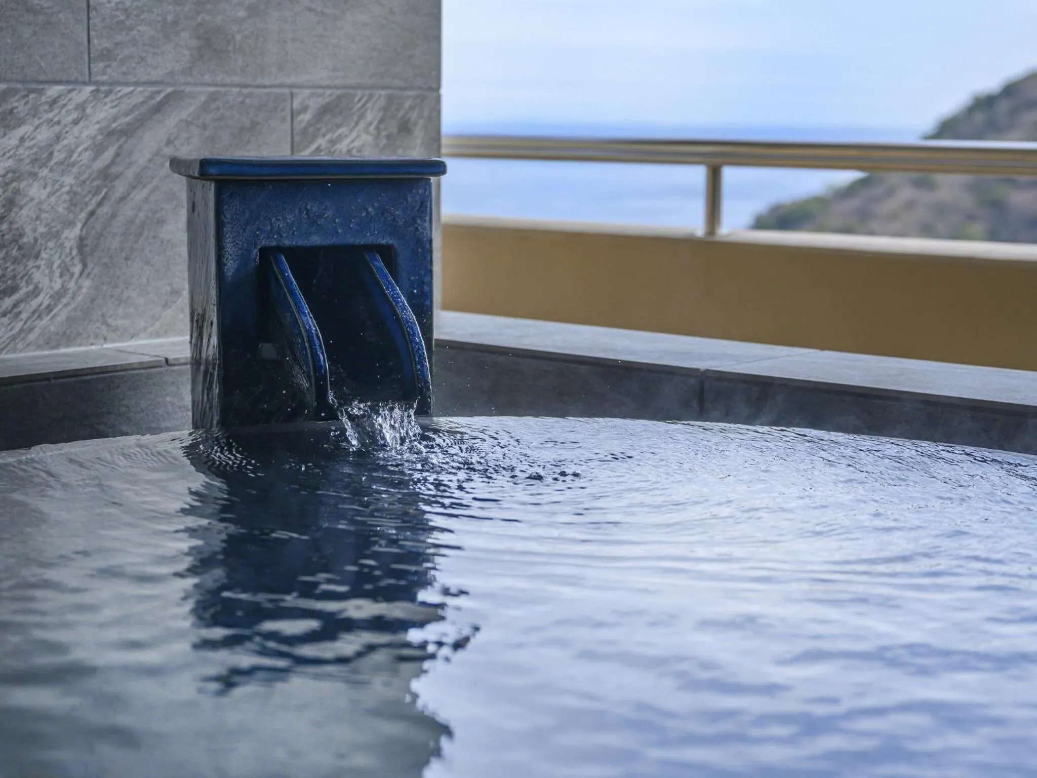 Open Air Bath in KAMENOI HOTEL Atami
