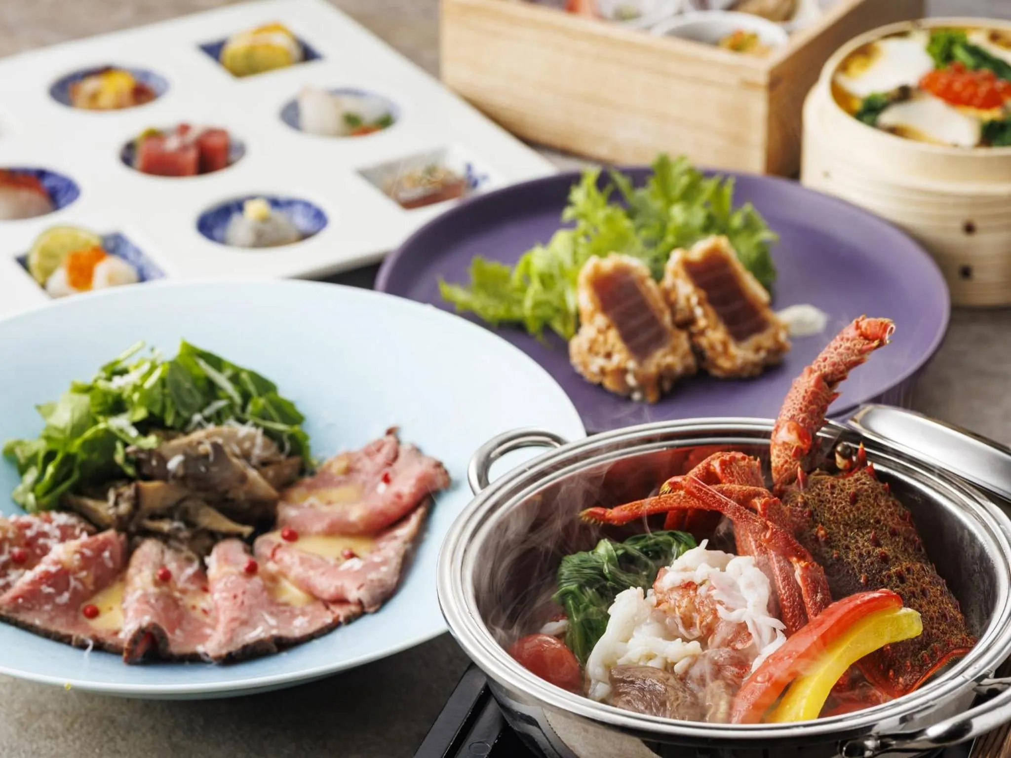 Dinner in KAMENOI HOTEL Atami