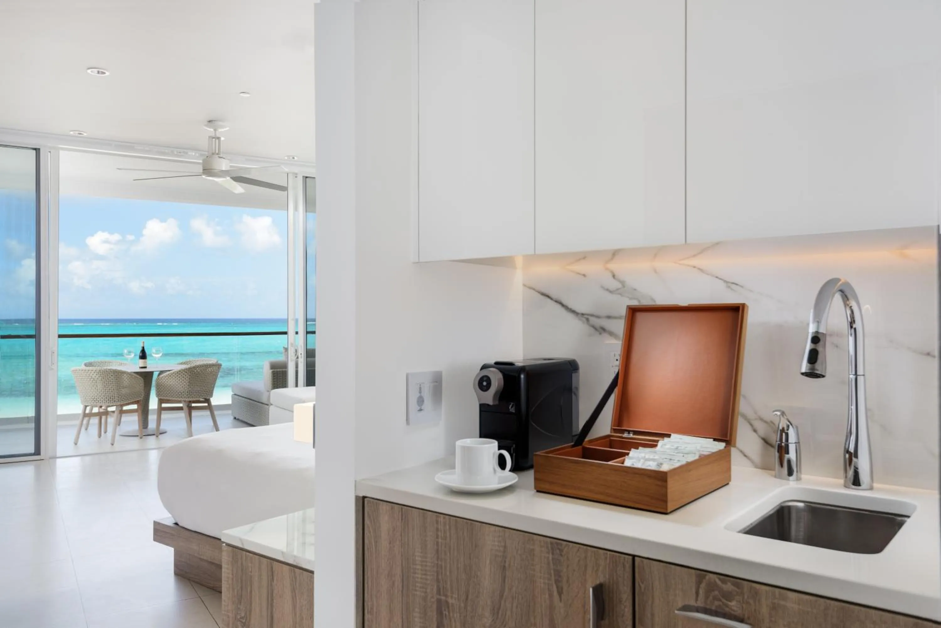 Kitchen or kitchenette in Wymara Resort & Villas