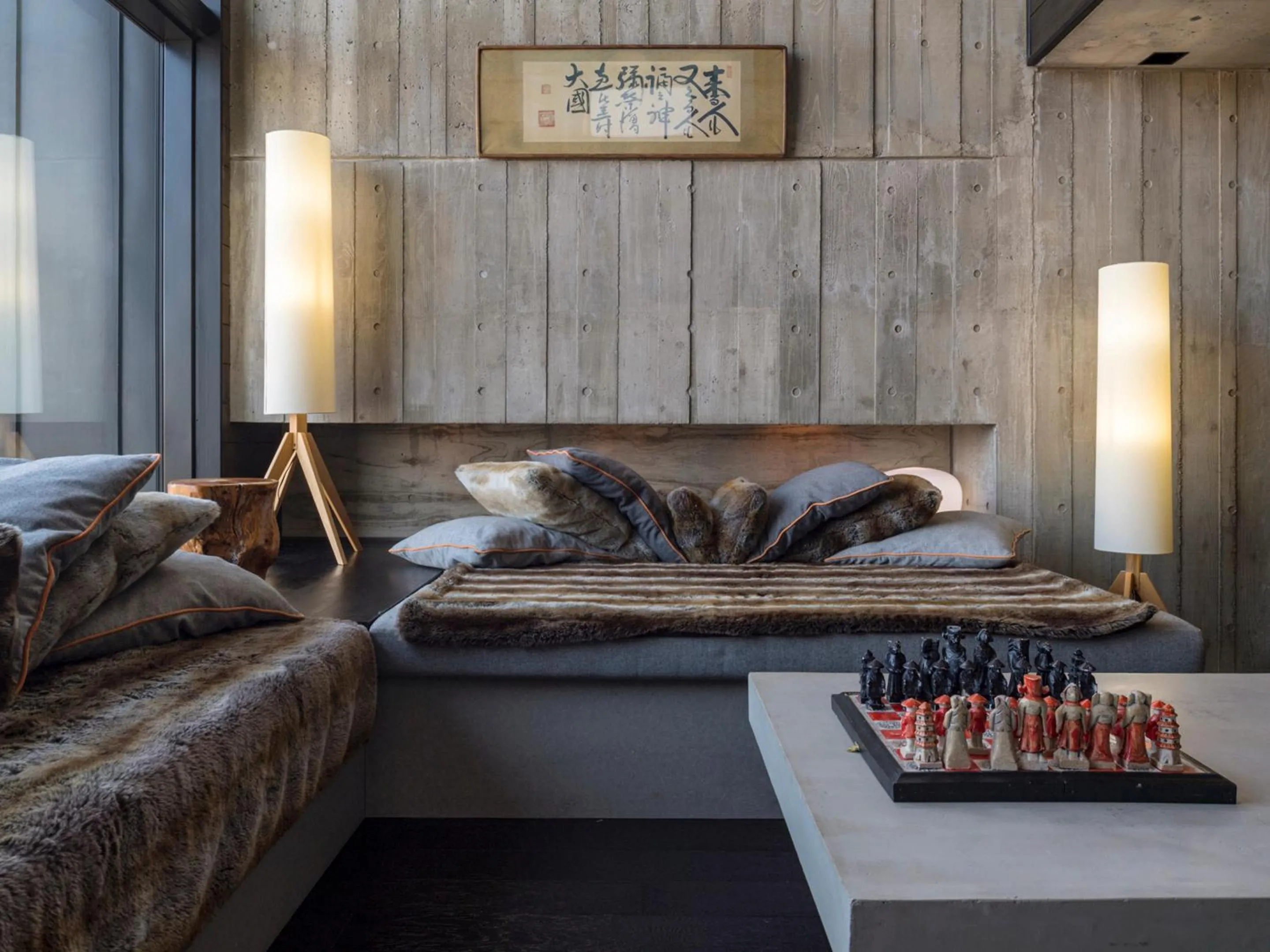 Living room, Bed in Suiboku