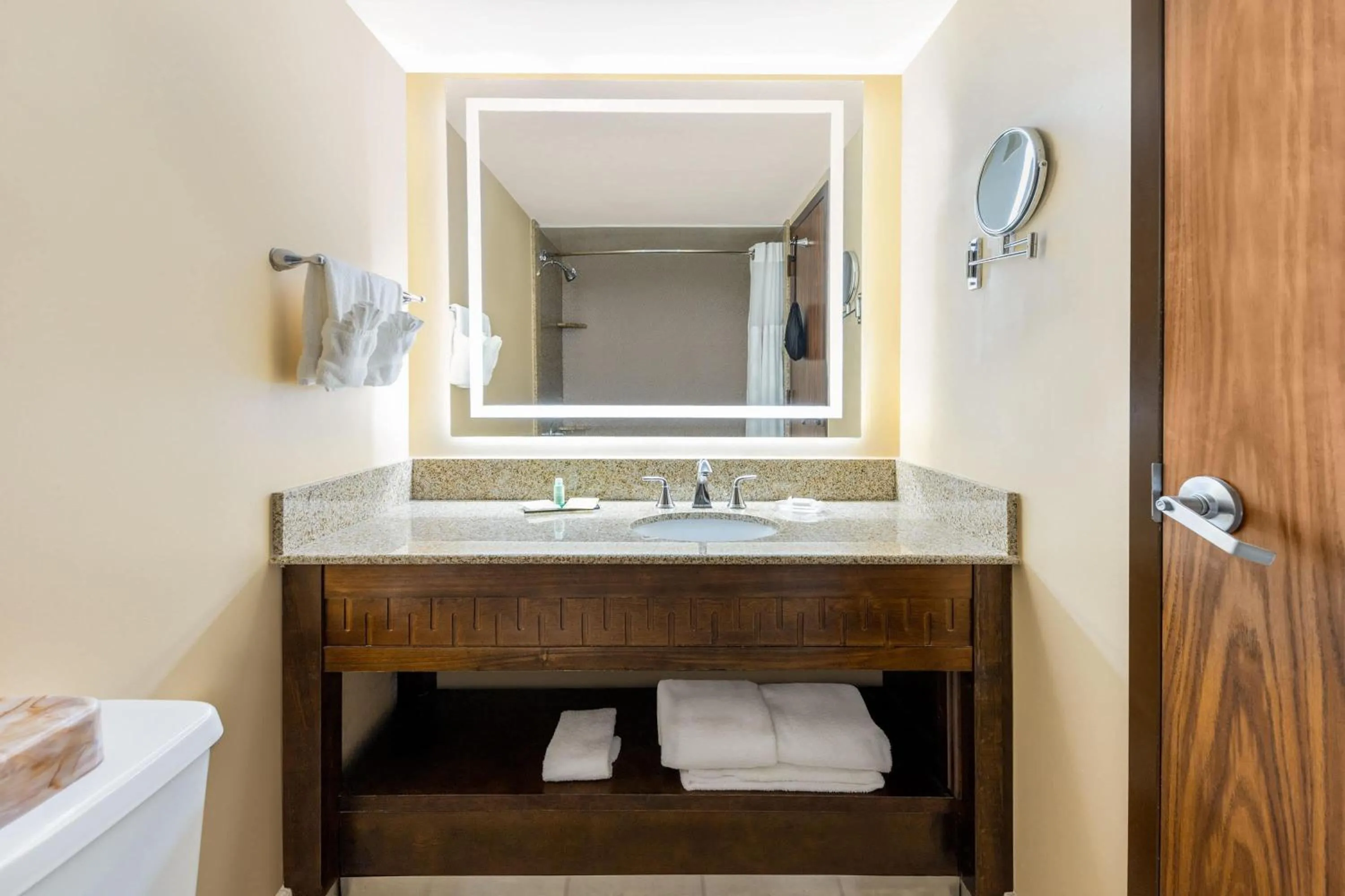 Bathroom in Wyndham Riverfront Hotel