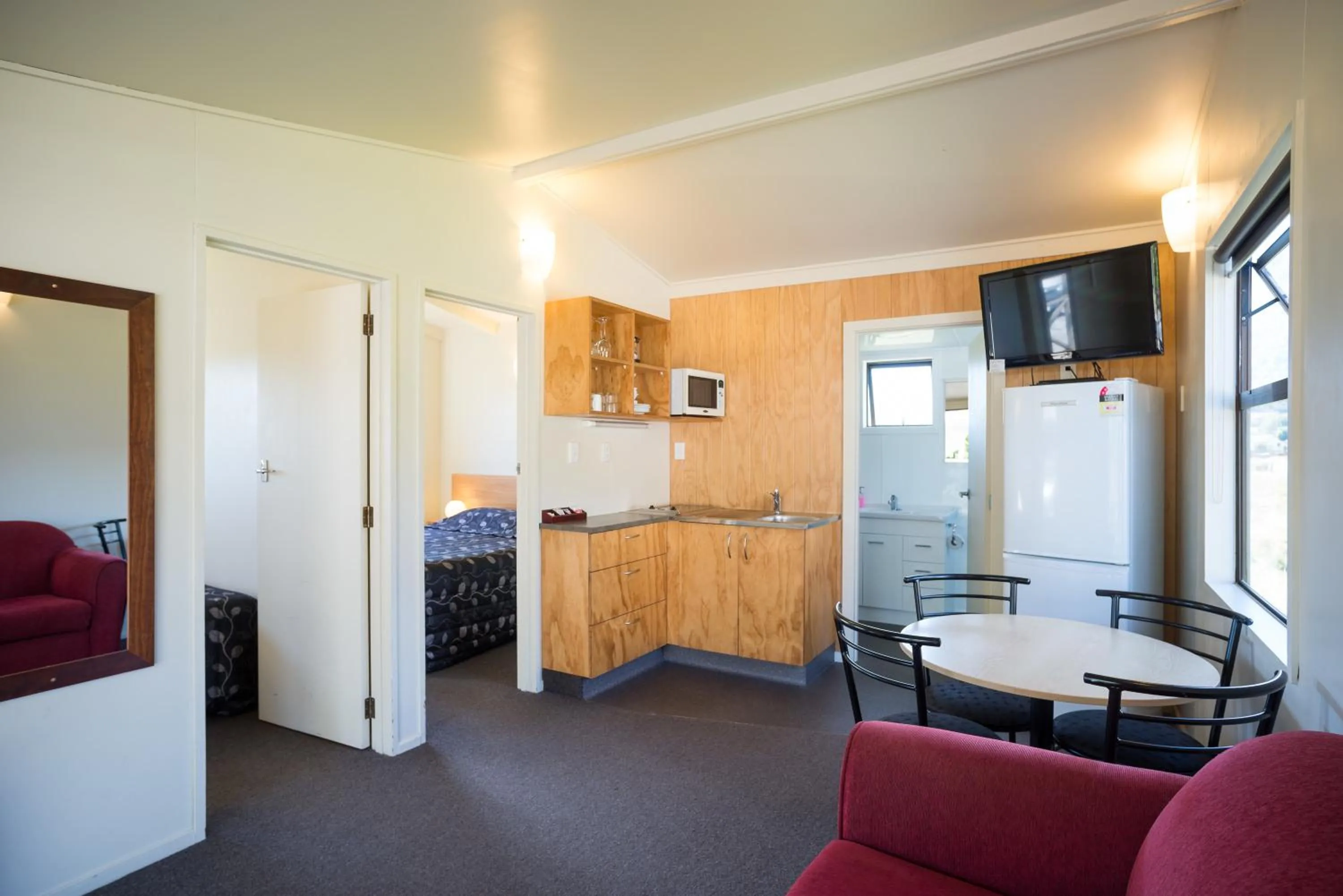 Kitchen or kitchenette in Fox Glacier TOP 10 Holiday Park & Motels