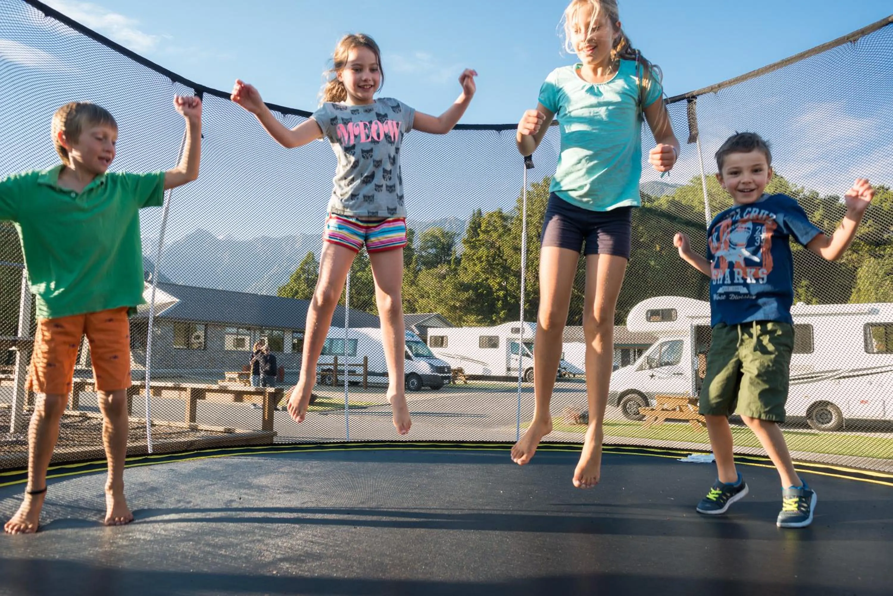 young children in Fox Glacier TOP 10 Holiday Park & Motels