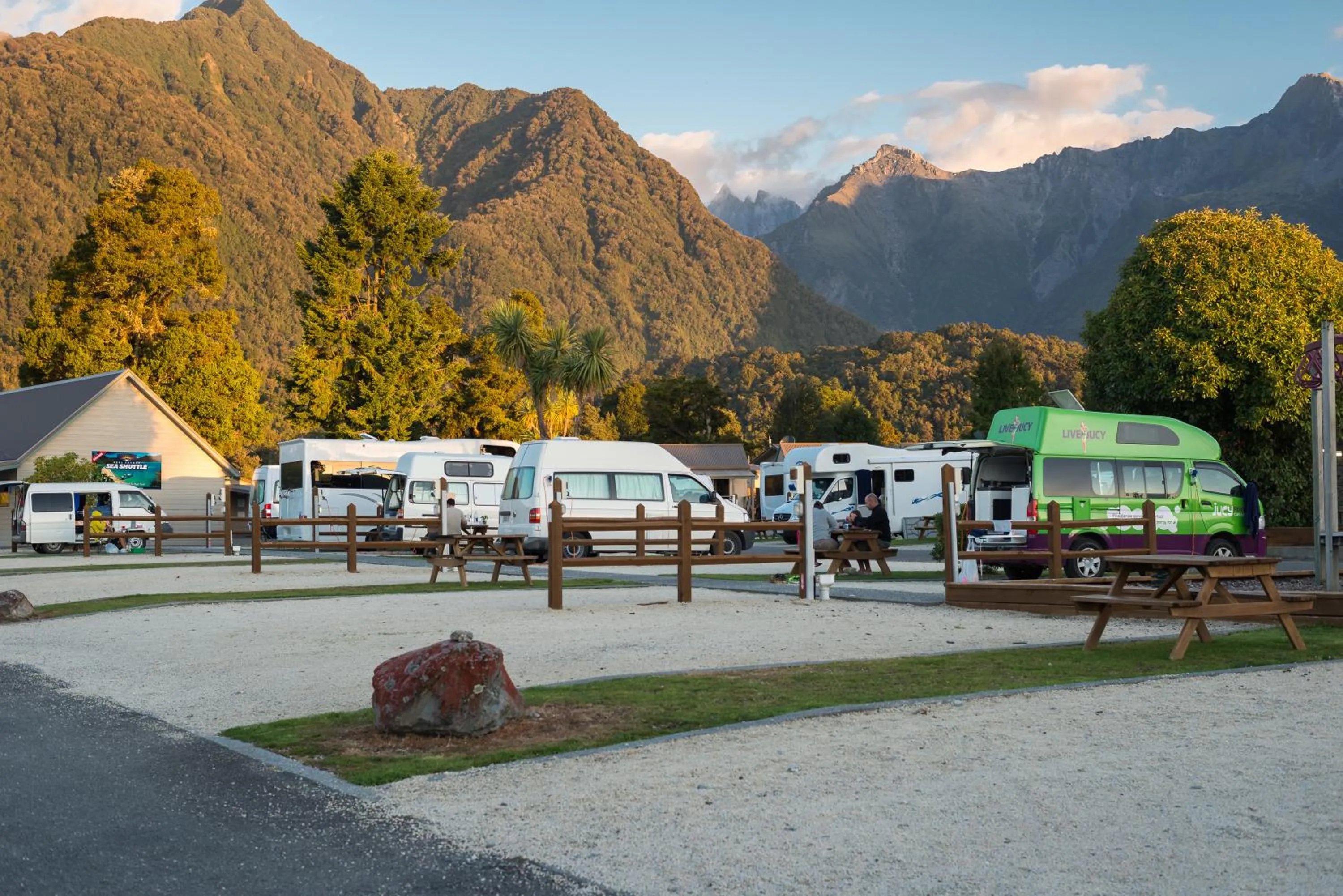 On site in Fox Glacier TOP 10 Holiday Park & Motels