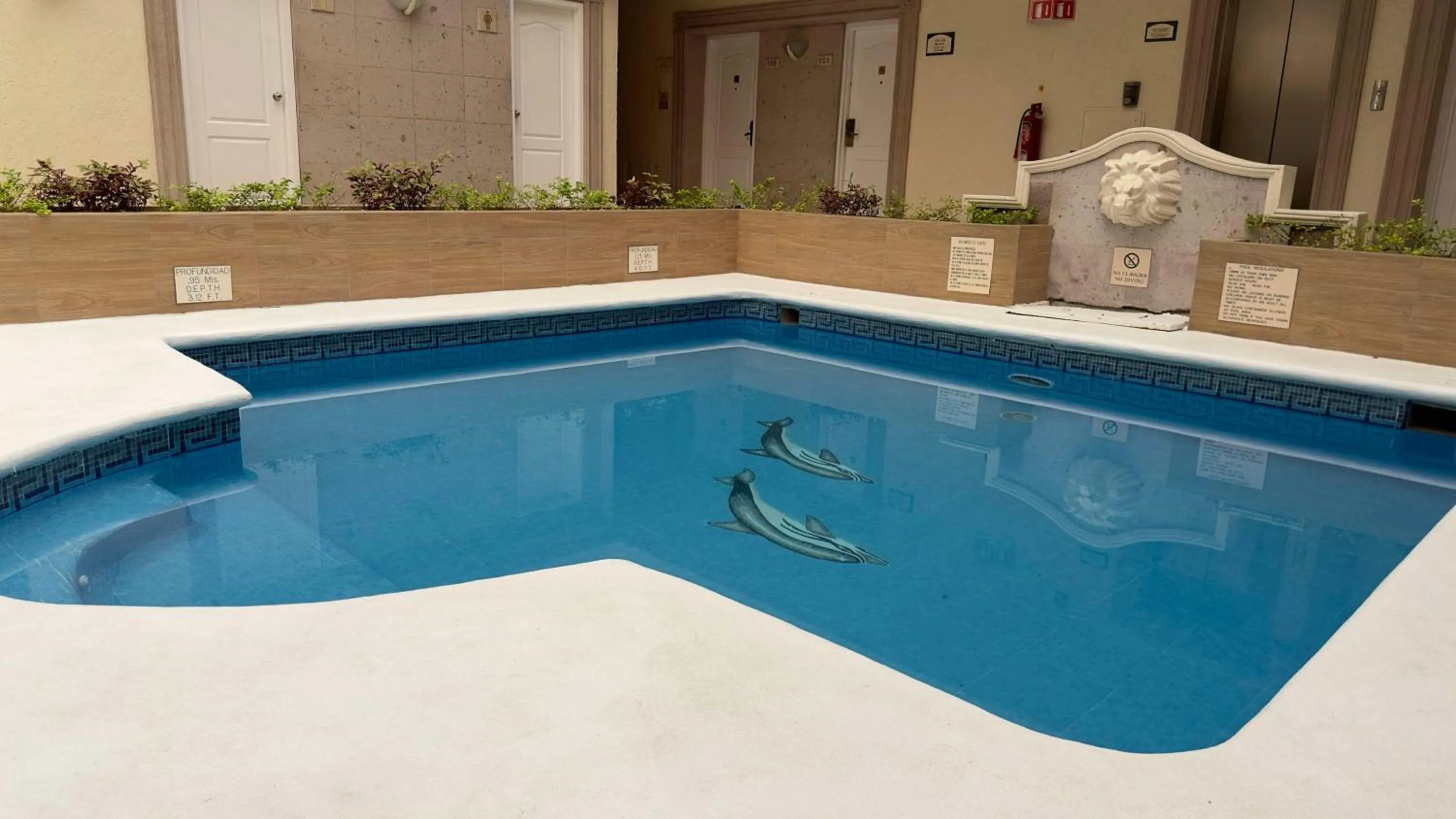 Pool view in Best Western PLUS Monterrey Colón