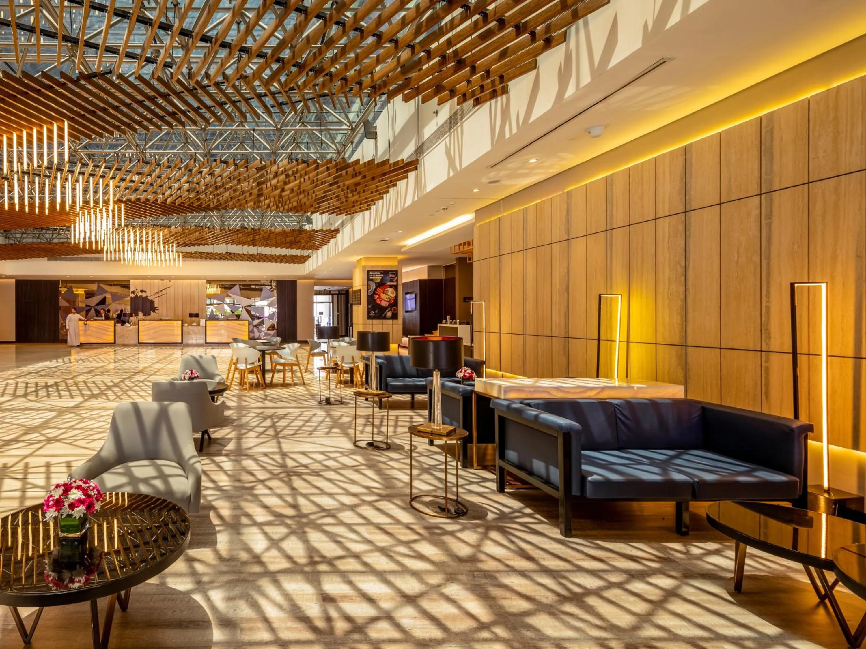 Lobby or reception in Flora Inn Hotel Dubai Airport