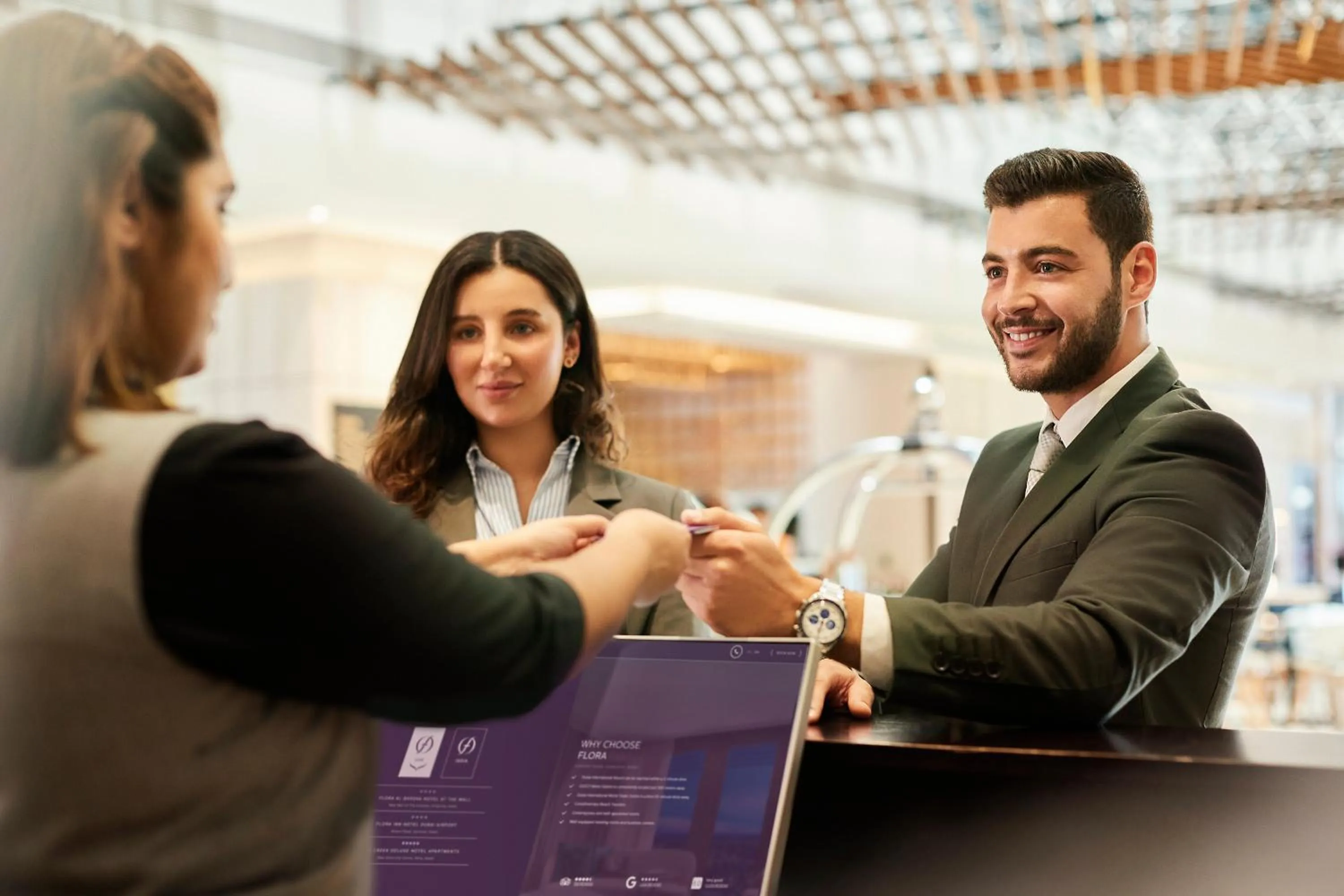 Lobby or reception in Flora Inn Hotel Dubai Airport