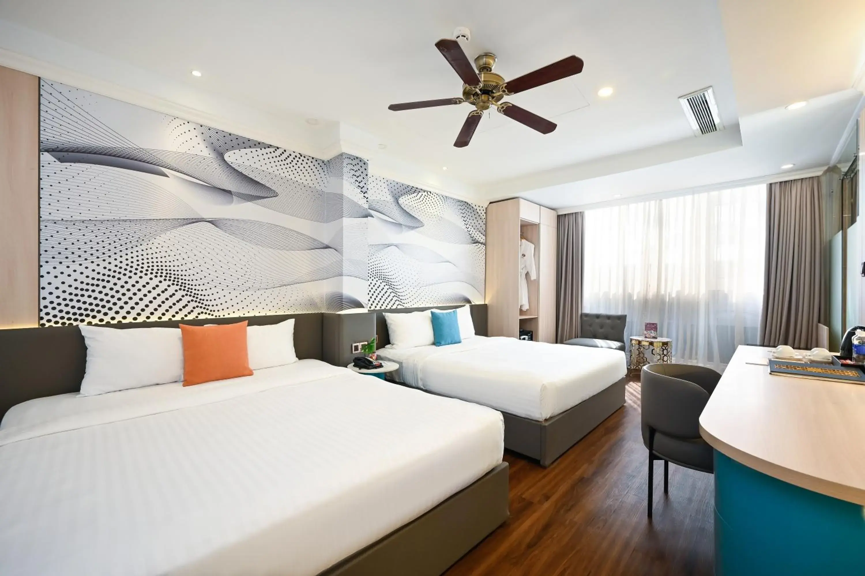 Photo of the whole room, Bed in Cicilia City Hotel Saigon Center Photo of the whole room, Bed in Cicilia City Hotel Saigon Center