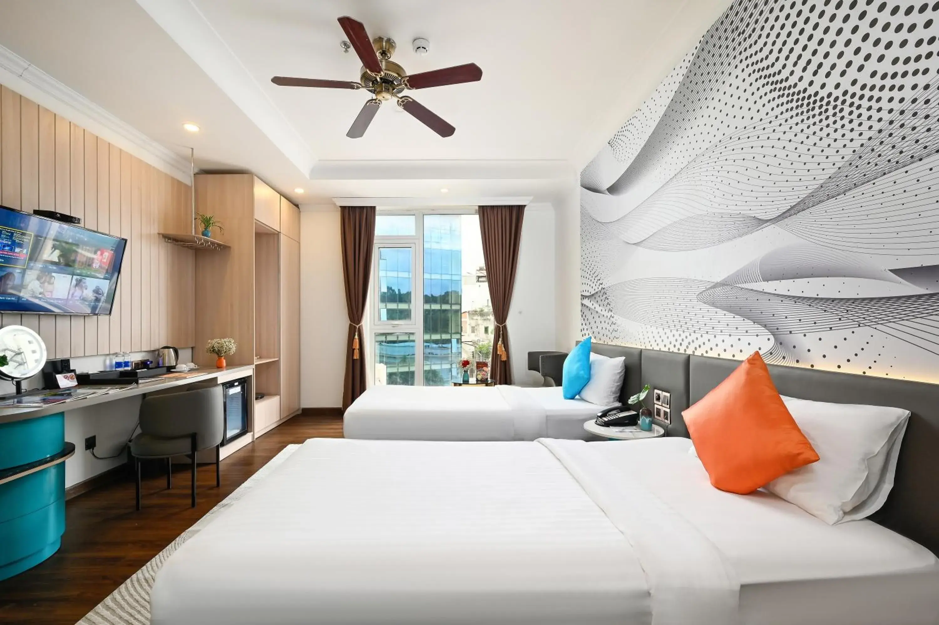 Signature Double or Twin City View in Cicilia Saigon Center Signature Double or Twin City View in Cicilia Saigon Center