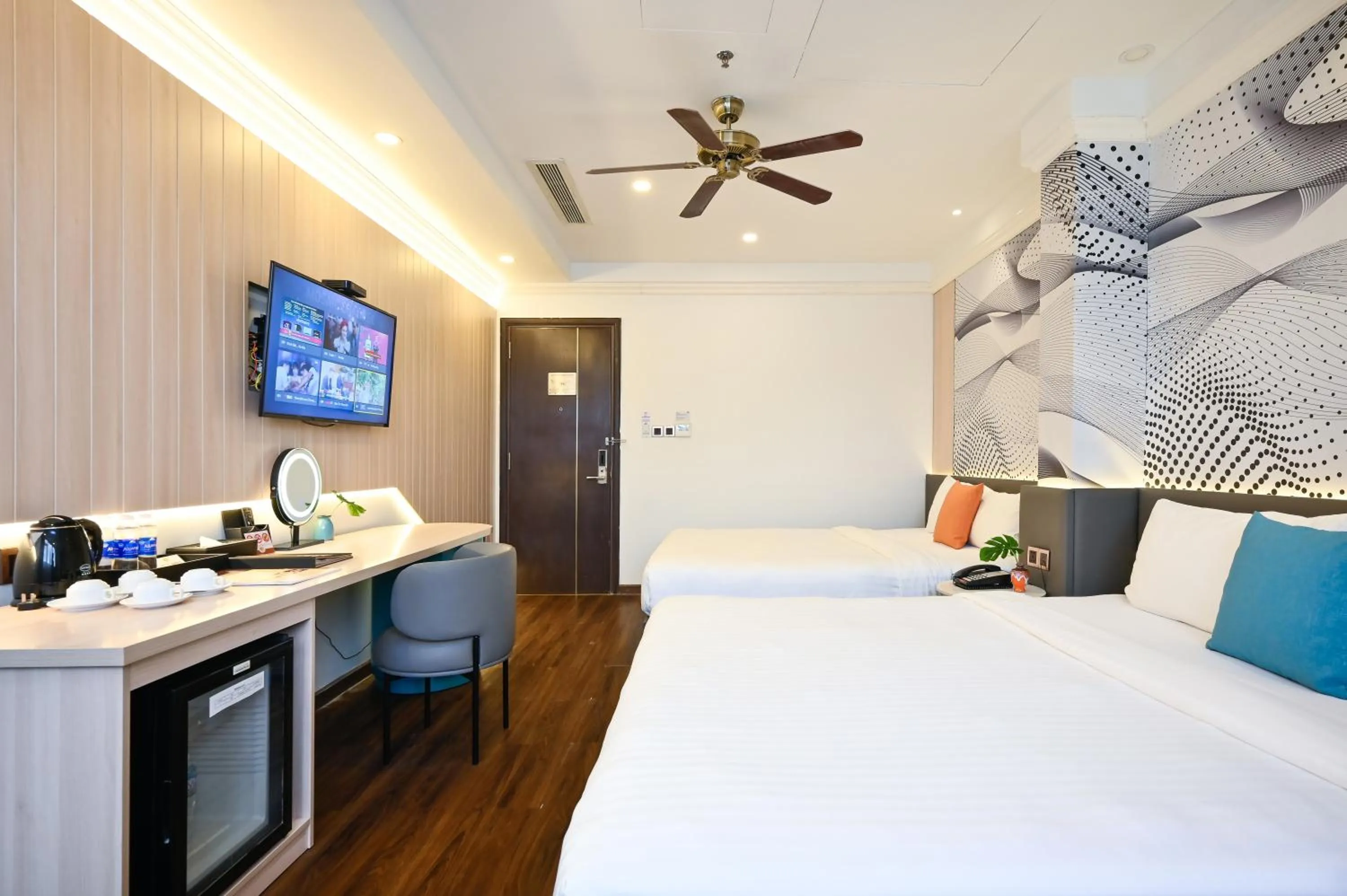 TV and multimedia, Bed in Cicilia Saigon Center