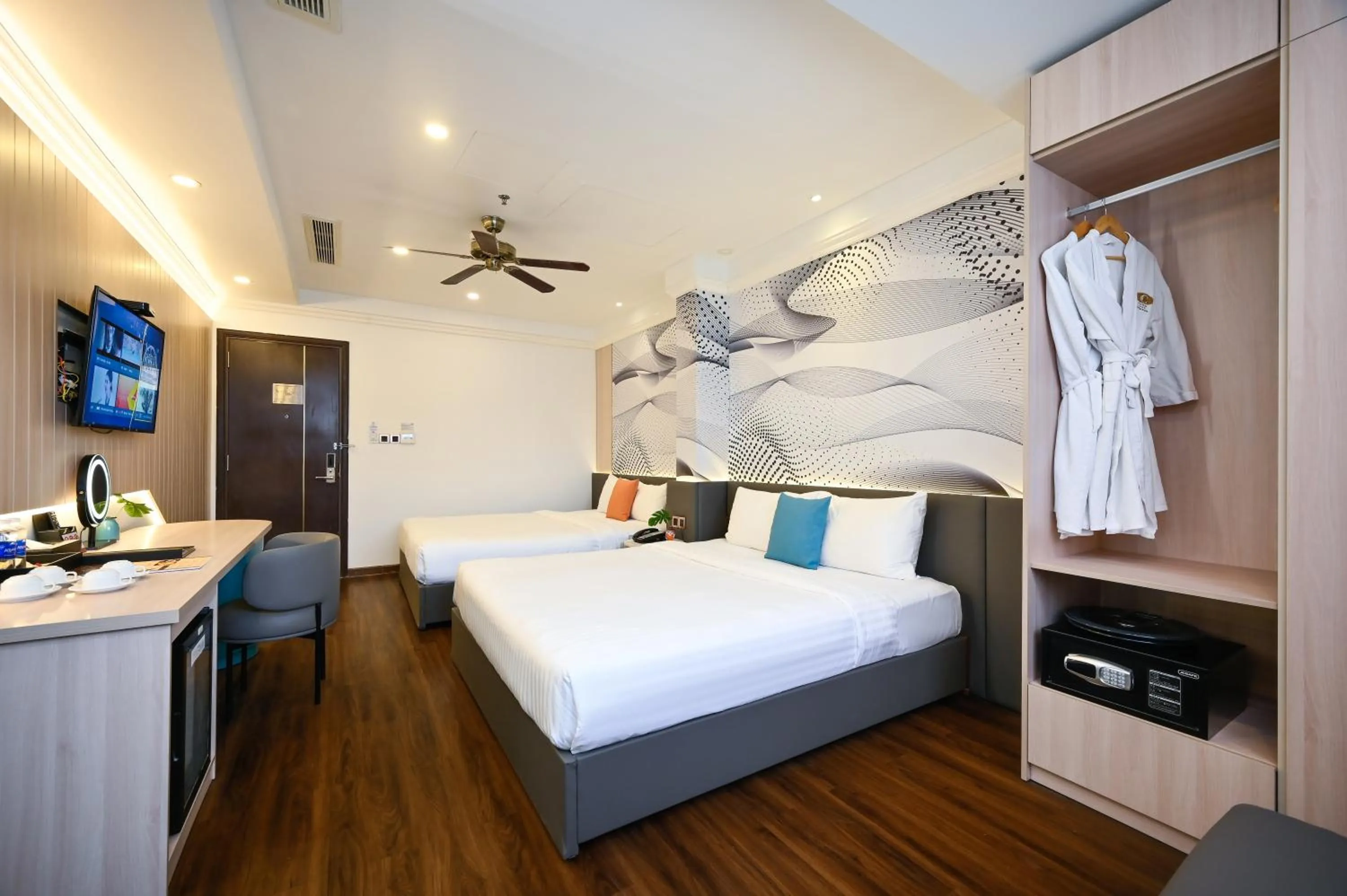 TV and multimedia, Bed in Cicilia Saigon Center