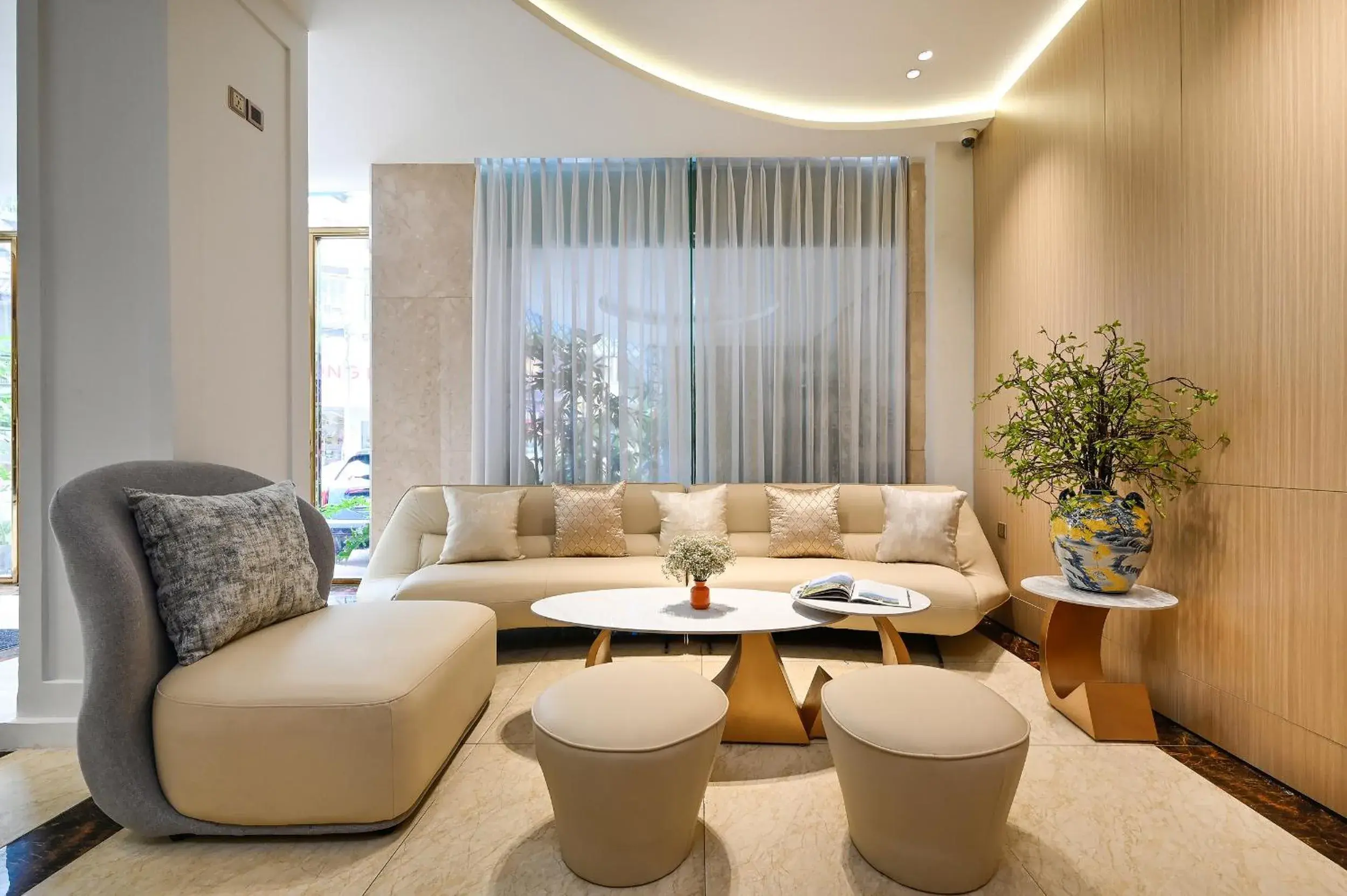 Lobby or reception in Cicilia City Hotel Saigon Center Lobby or reception in Cicilia City Hotel Saigon Center