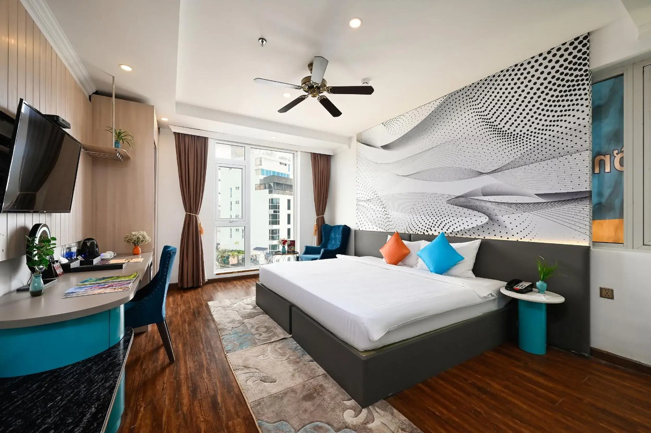 Signature Double or Twin City View in Cicilia Saigon Center Signature Double or Twin City View in Cicilia Saigon Center