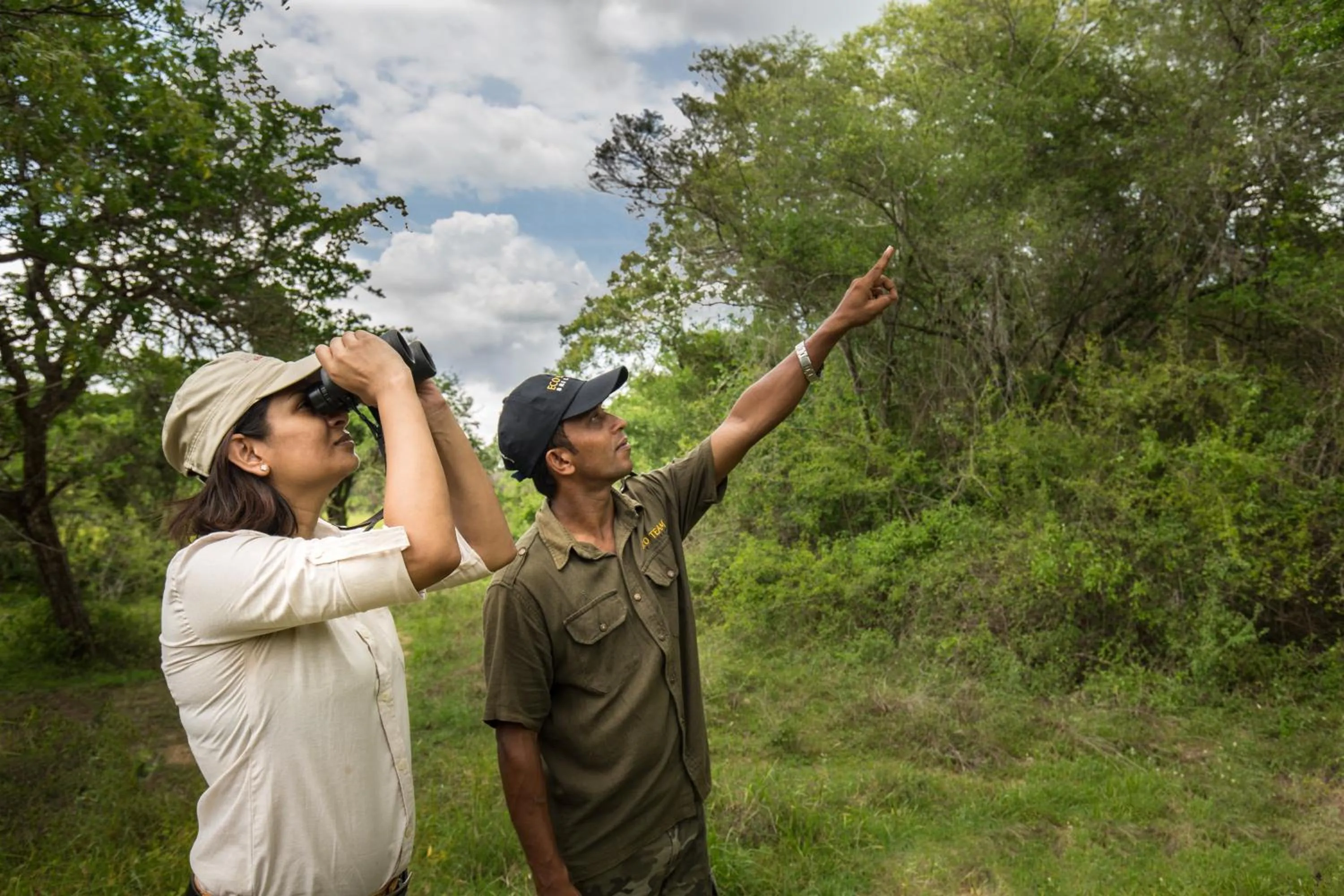 People in Mahoora Wilpattu - by Eco Team