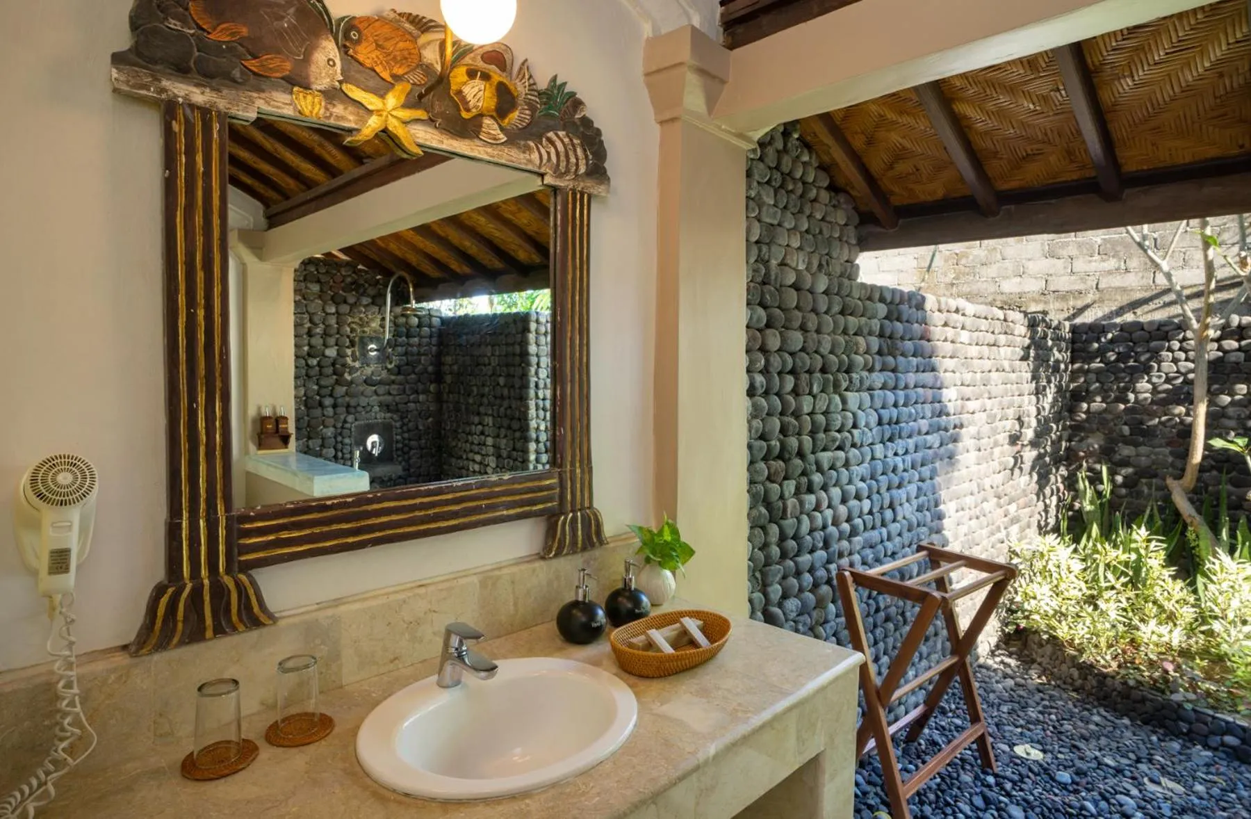 Shower in Mimpi Resort Tulamben