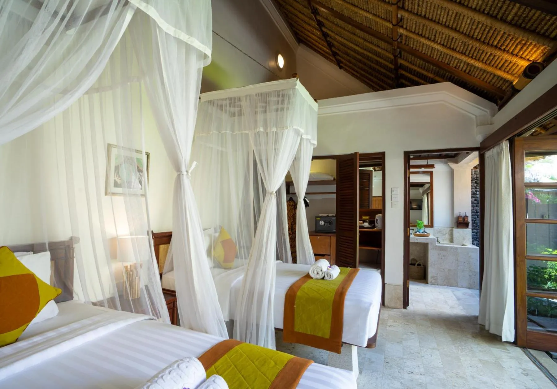 Bedroom, Bed in Mimpi Resort Tulamben