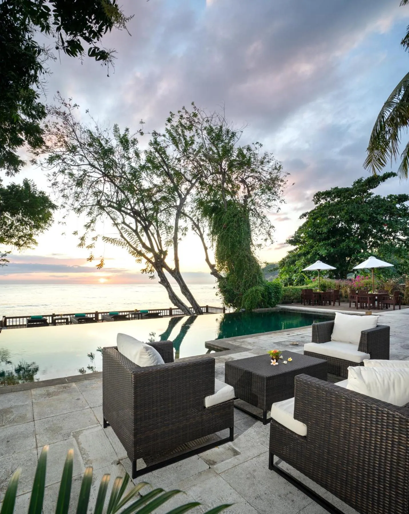 Restaurant/places to eat in Mimpi Resort Tulamben