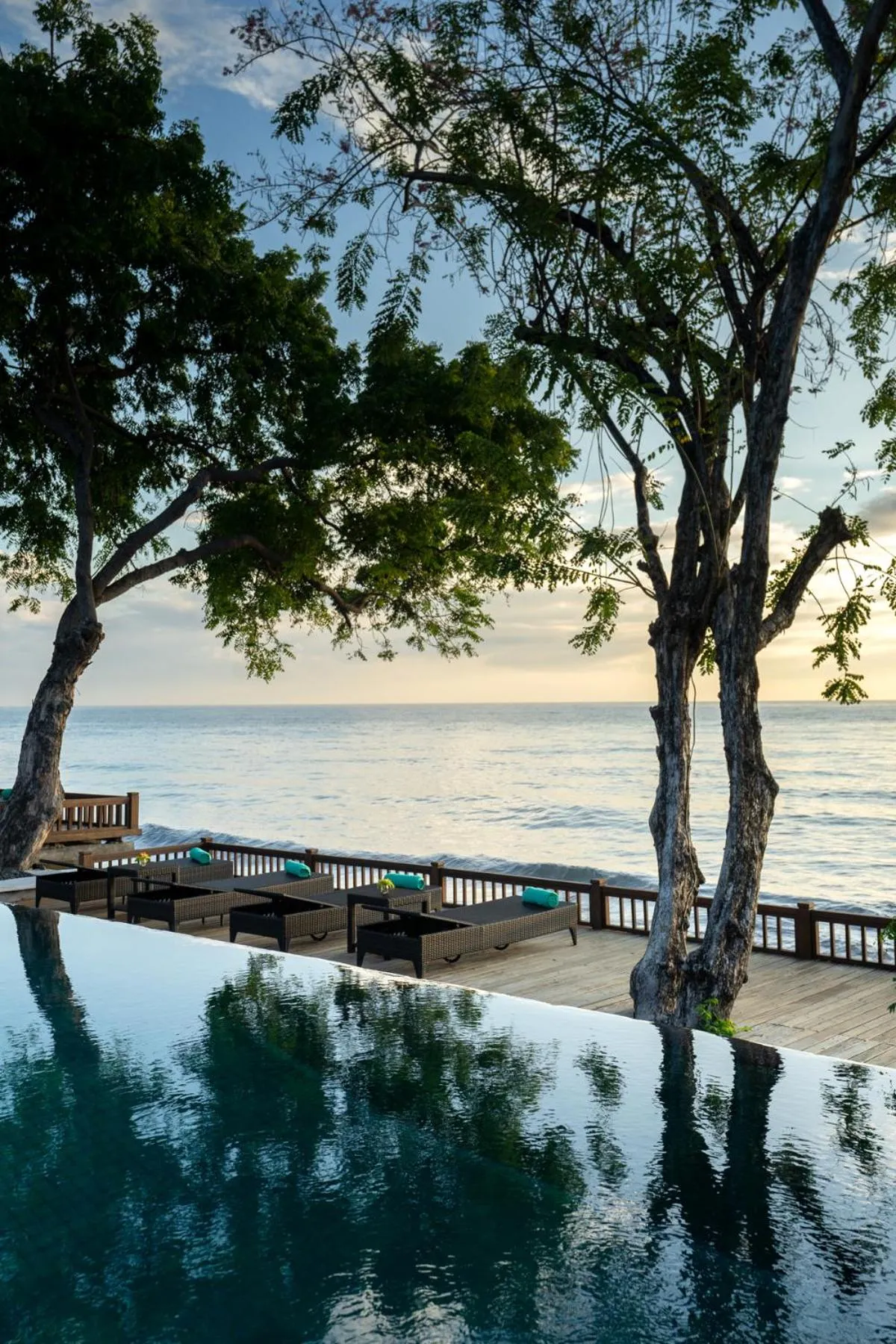 Swimming pool in Mimpi Resort Tulamben