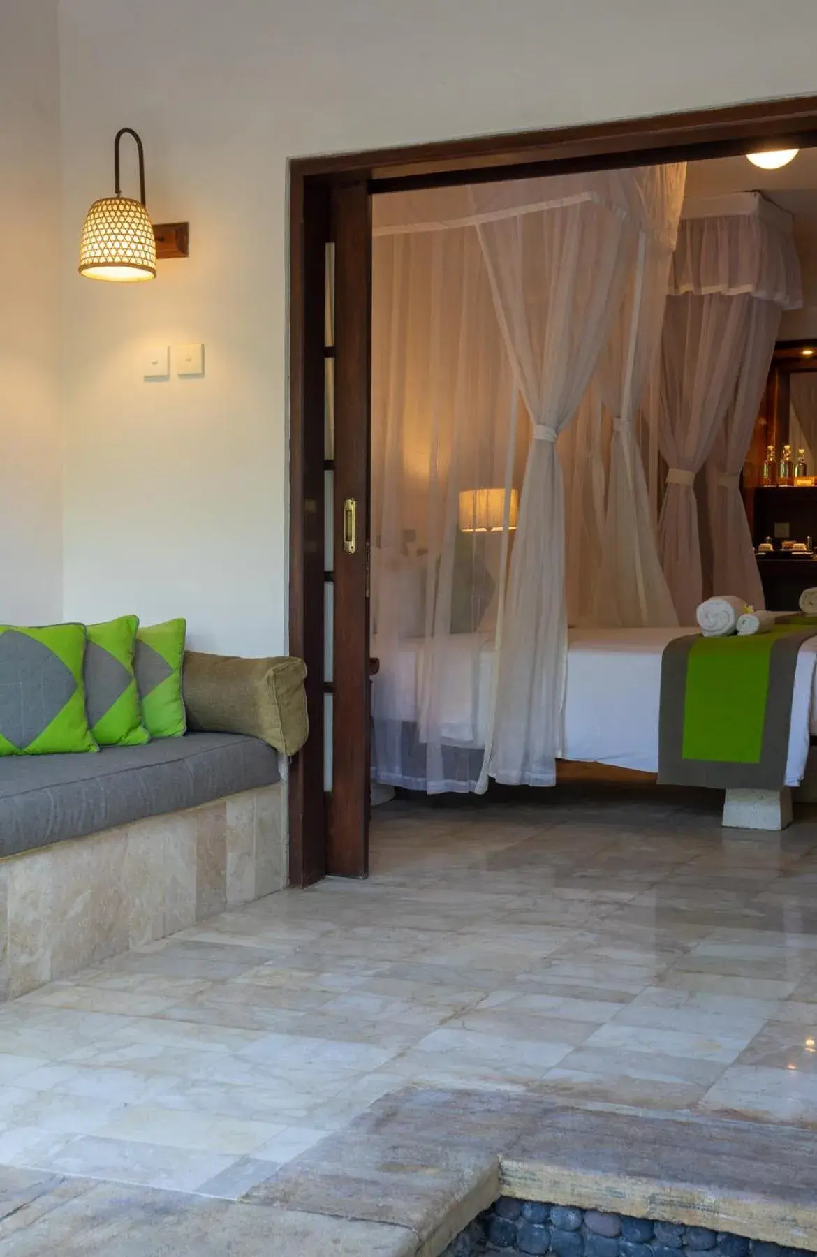 Standard Twin room with Patio in Mimpi Resort Tulamben Standard Twin room with Patio in Mimpi Resort Tulamben