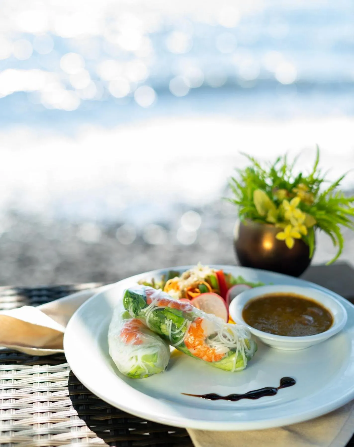 Lunch in Mimpi Resort Tulamben