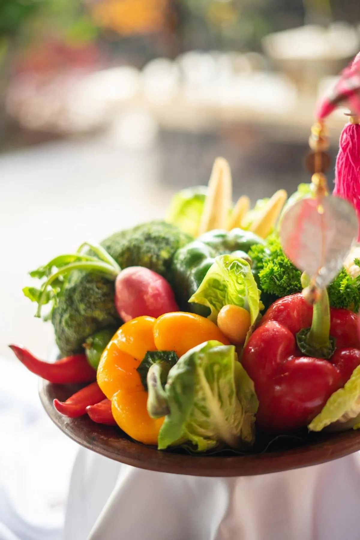 Buffet breakfast in Mimpi Resort Tulamben