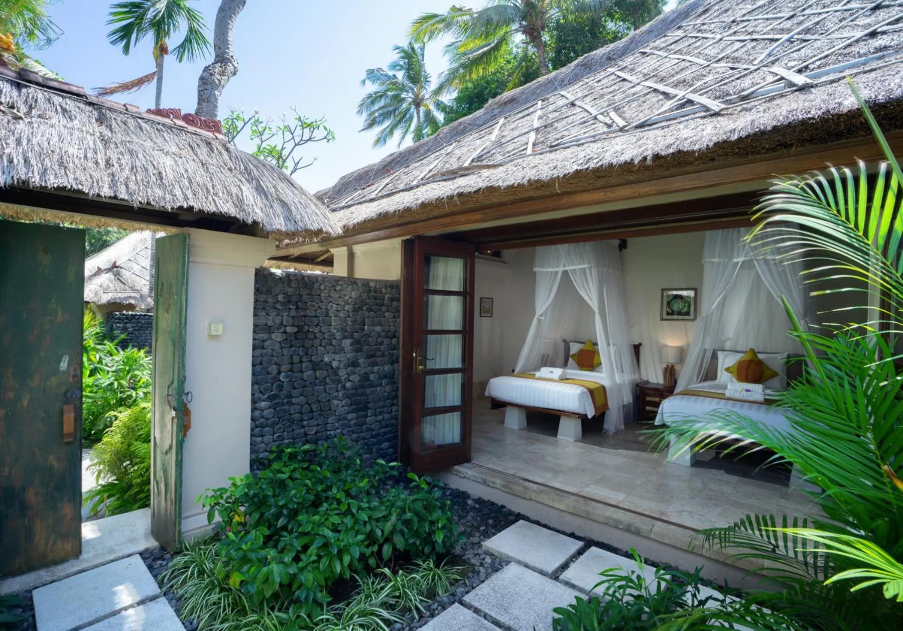 Garden in Mimpi Resort Tulamben