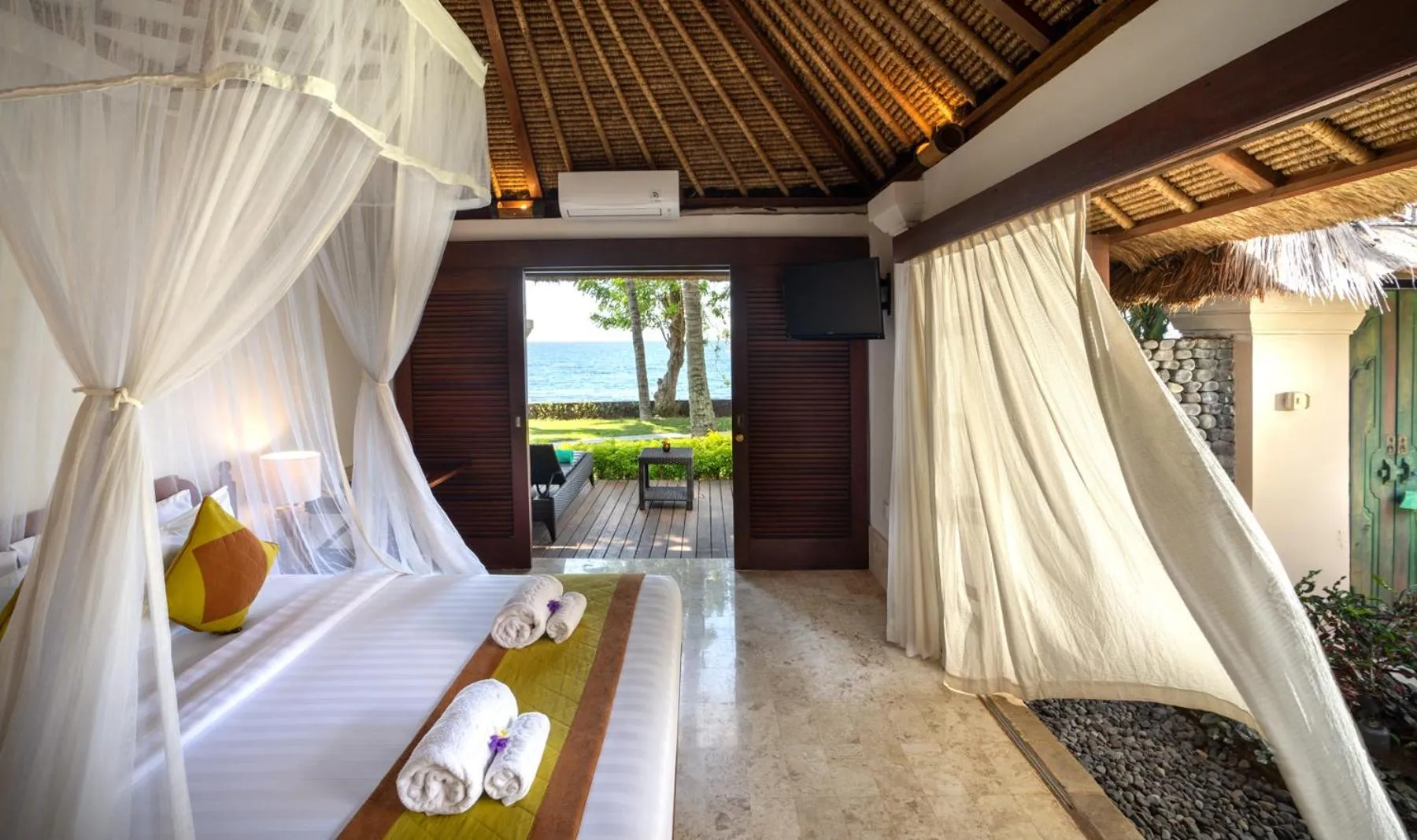 Bedroom, Bed in Mimpi Resort Tulamben