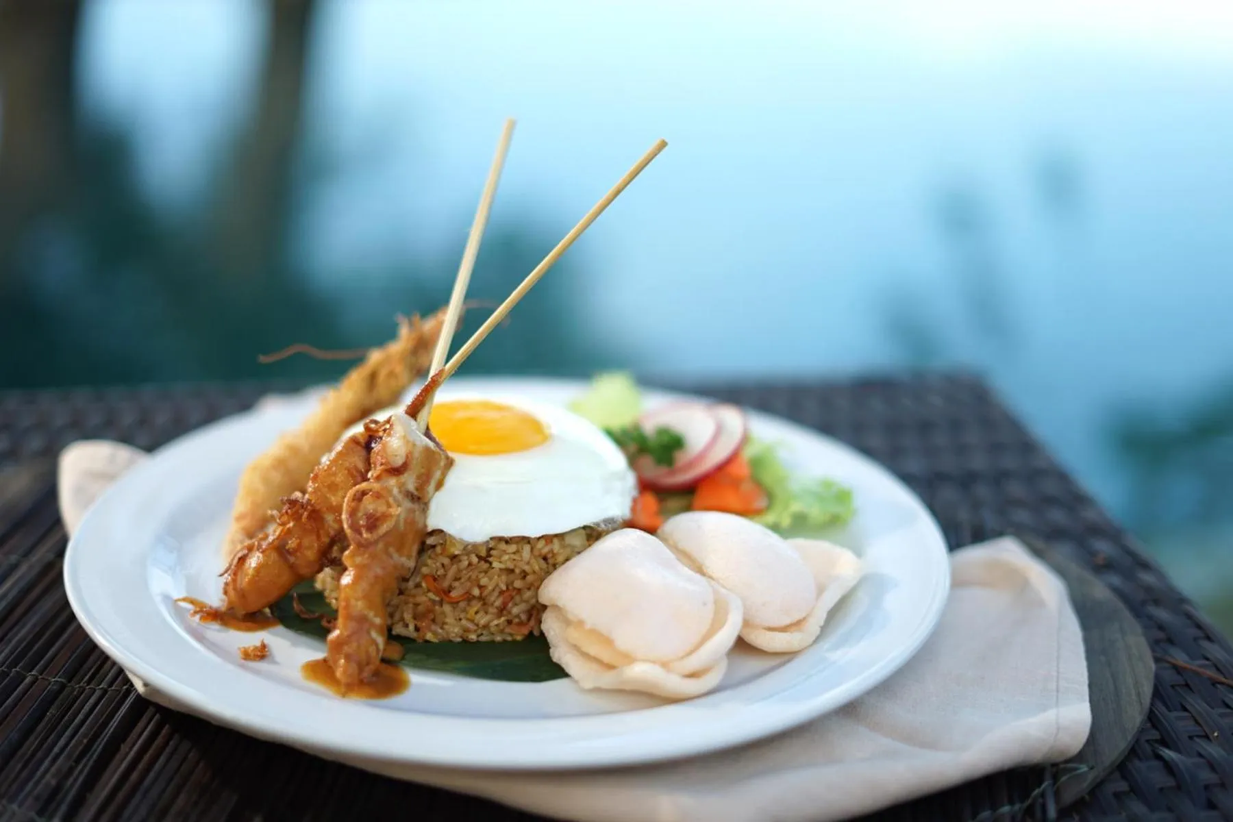 Lunch in Mimpi Resort Tulamben