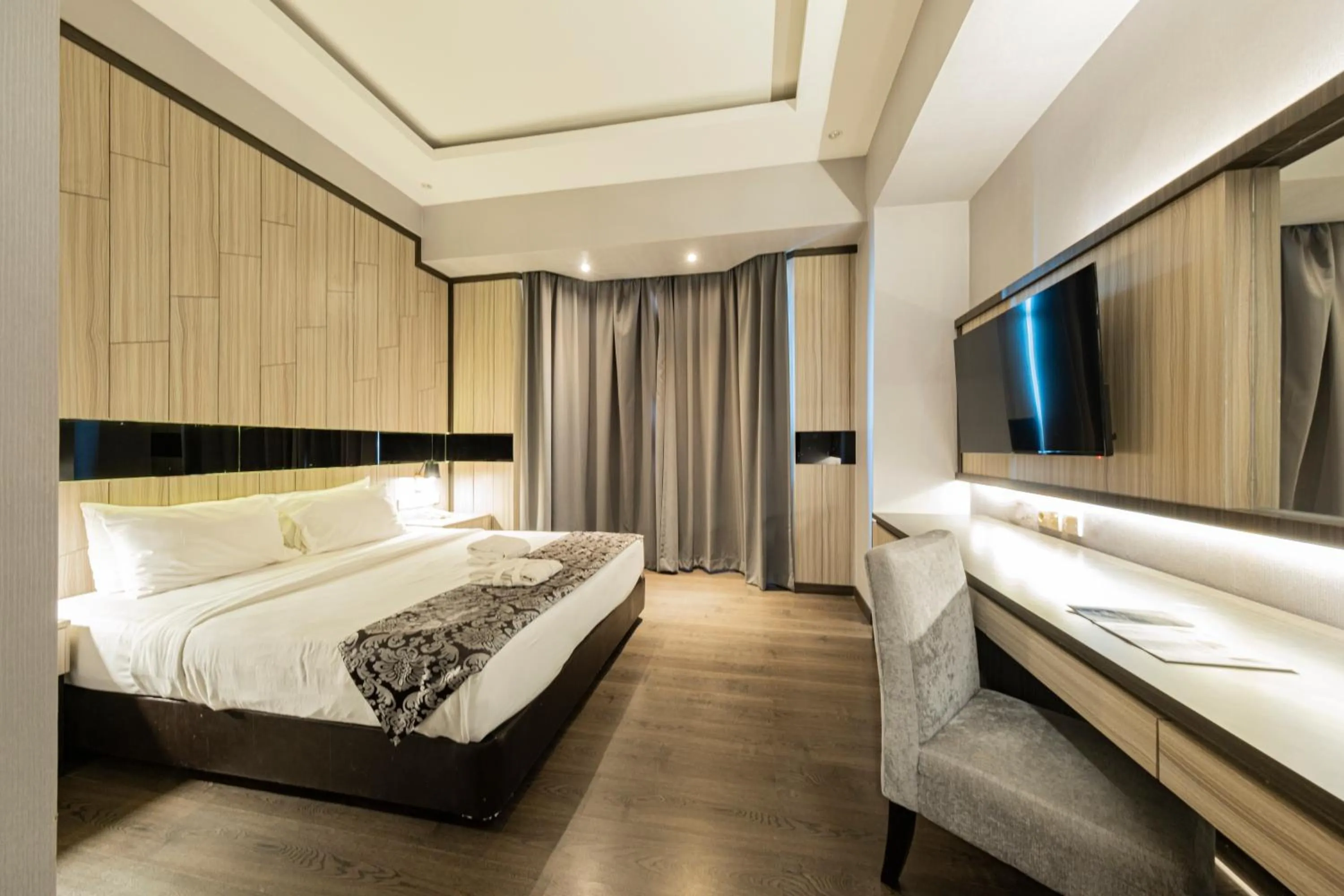 Bed in Grand Jatra Hotel Pekanbaru