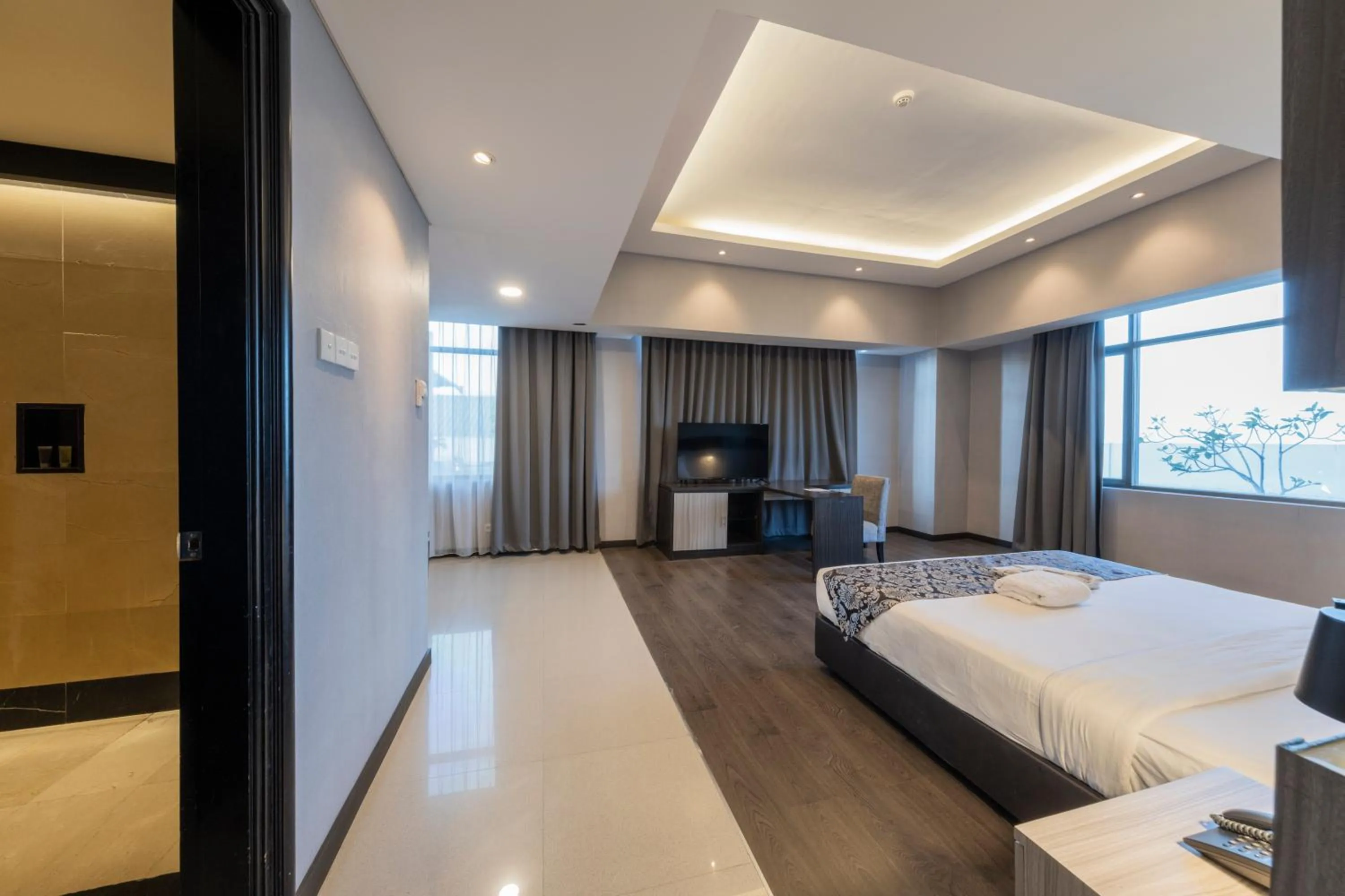 Bedroom, Bed in Grand Jatra Hotel Pekanbaru