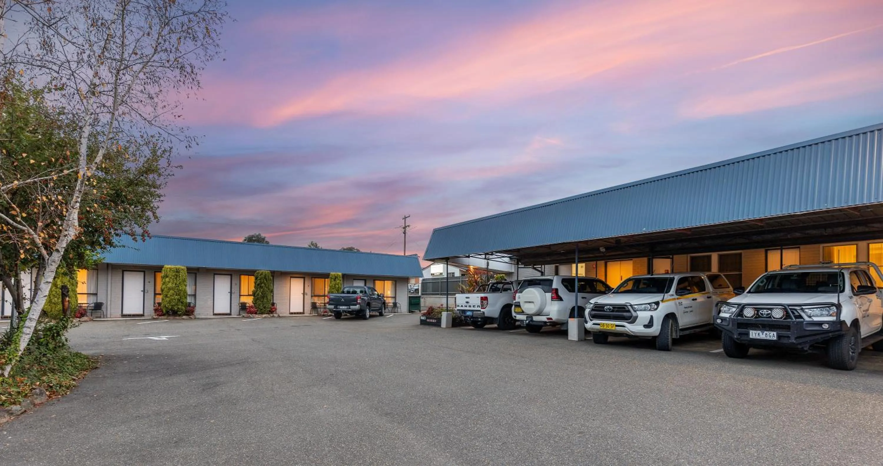 Property building in Amaroo Motel