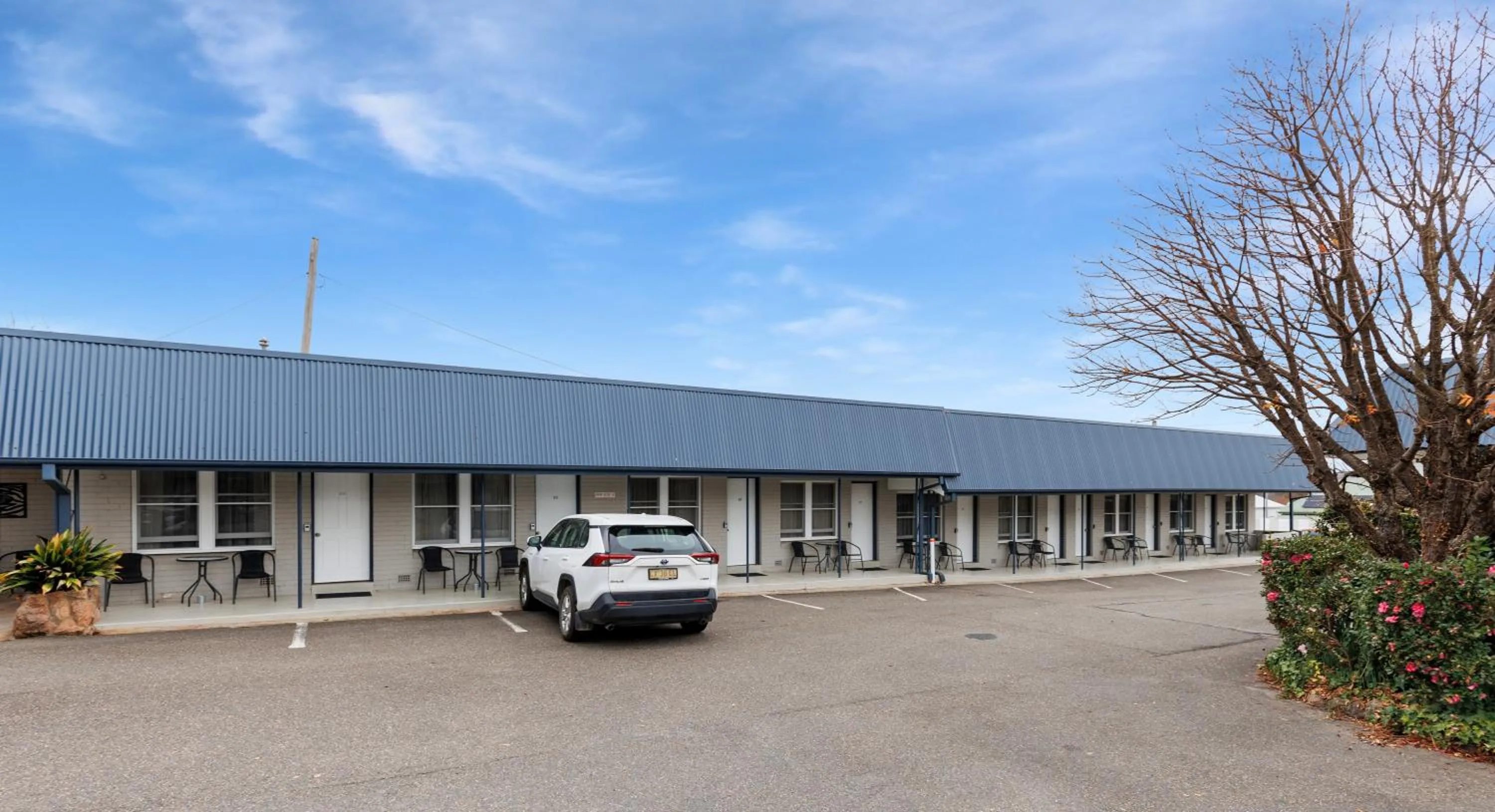 On site in Amaroo Motel