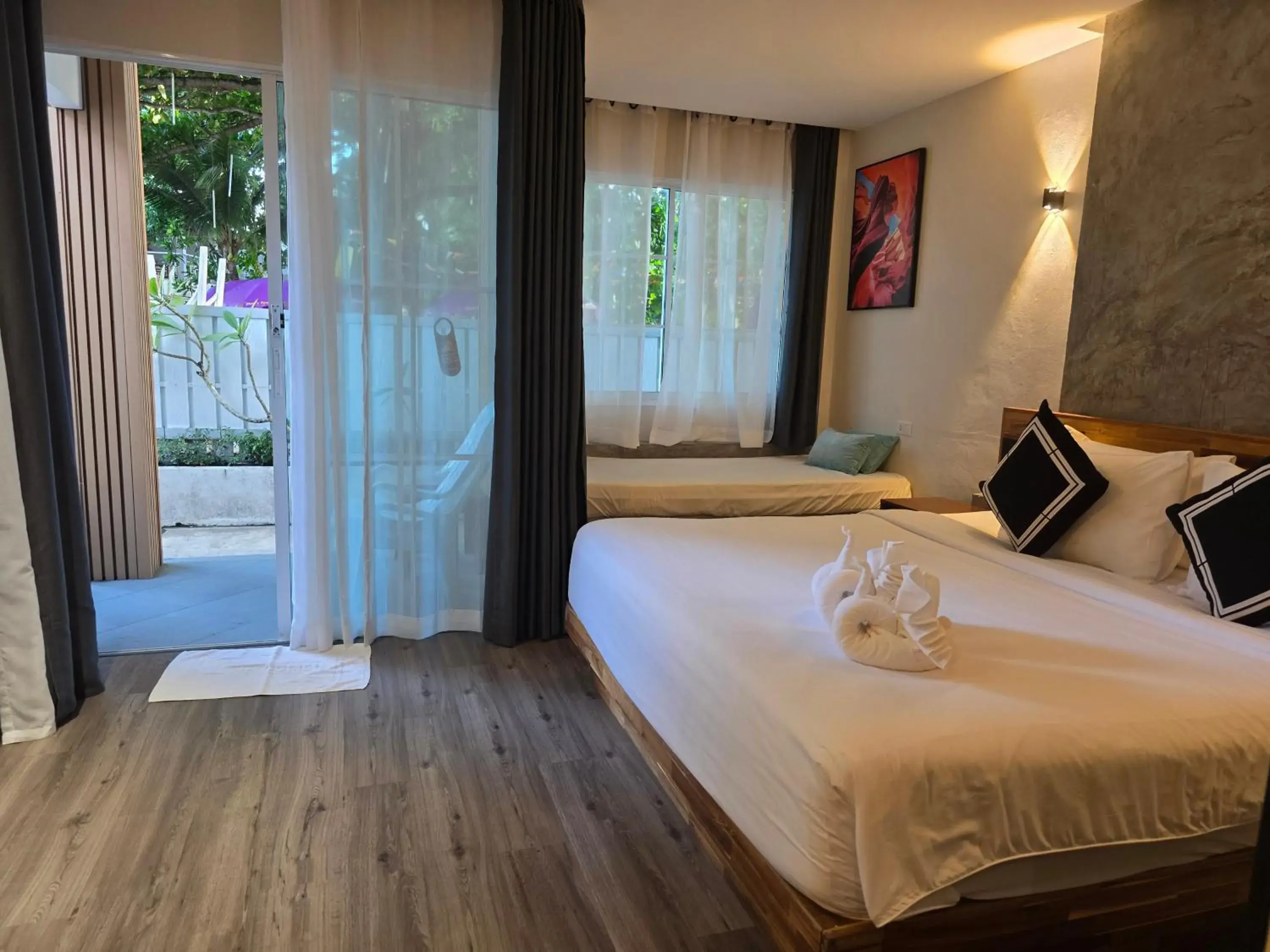 Bed in TT Naiyang Beach Phuket Bed in TT Naiyang Beach Phuket