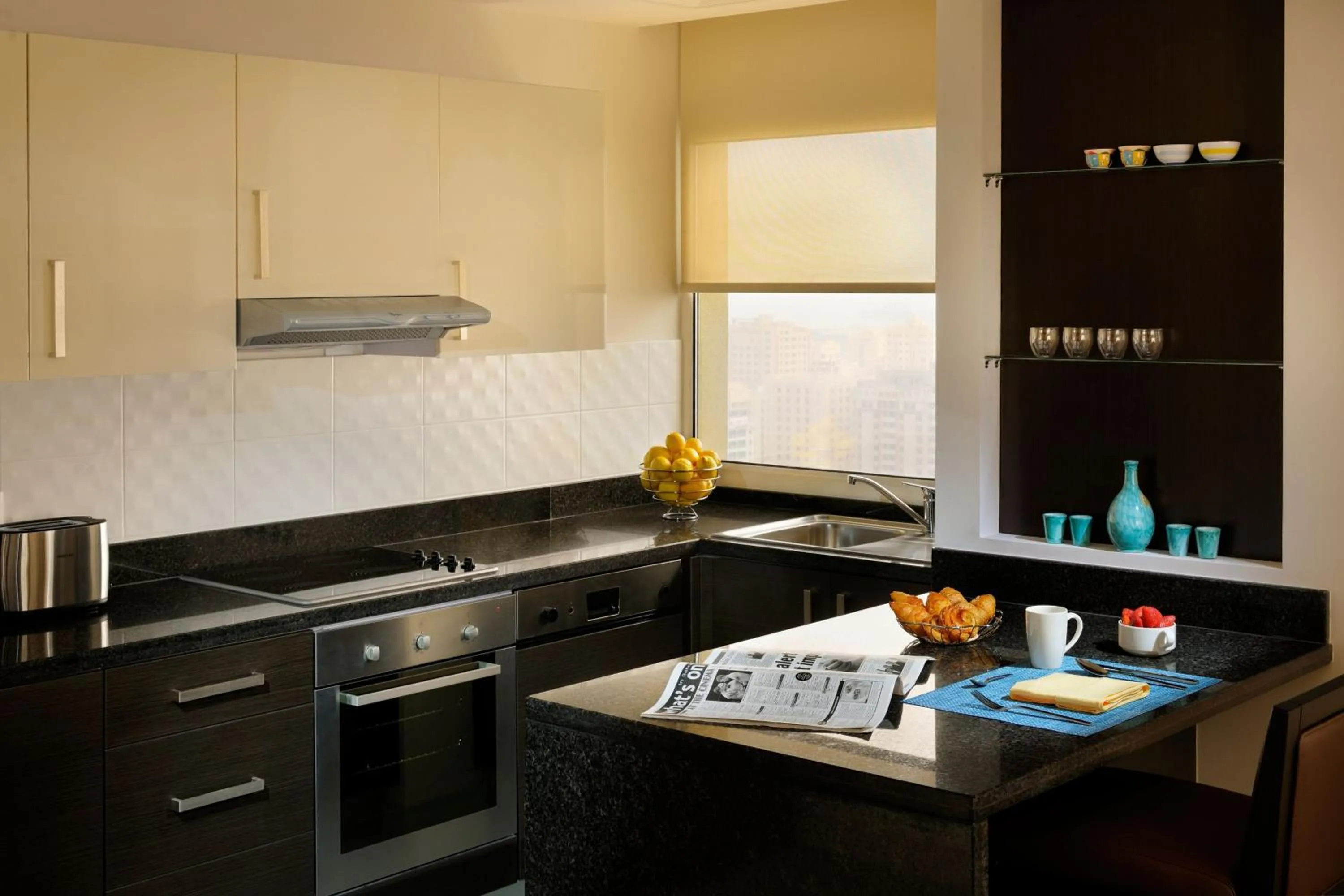 Kitchen or kitchenette in Residence Inn by Marriott Manama Juffair