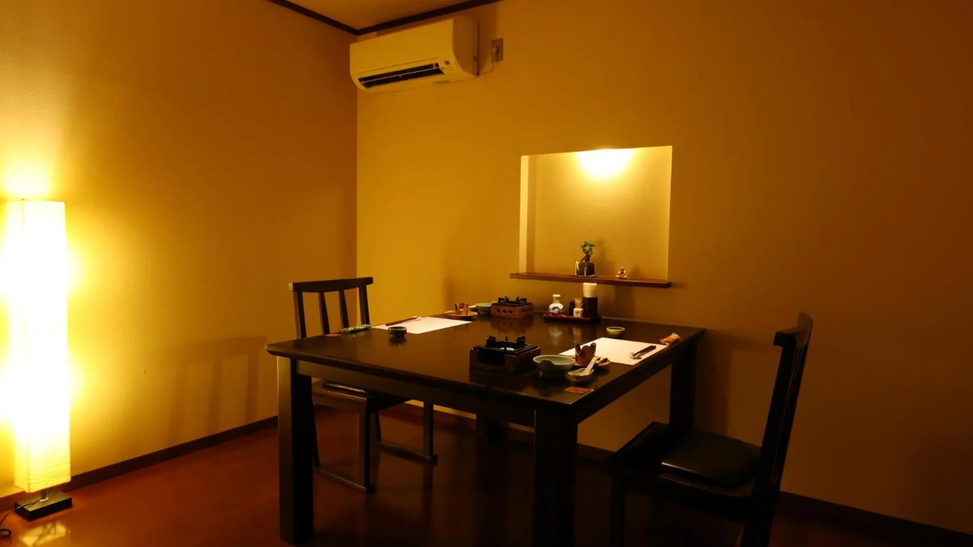 Dining area in Ryokan Sakaya