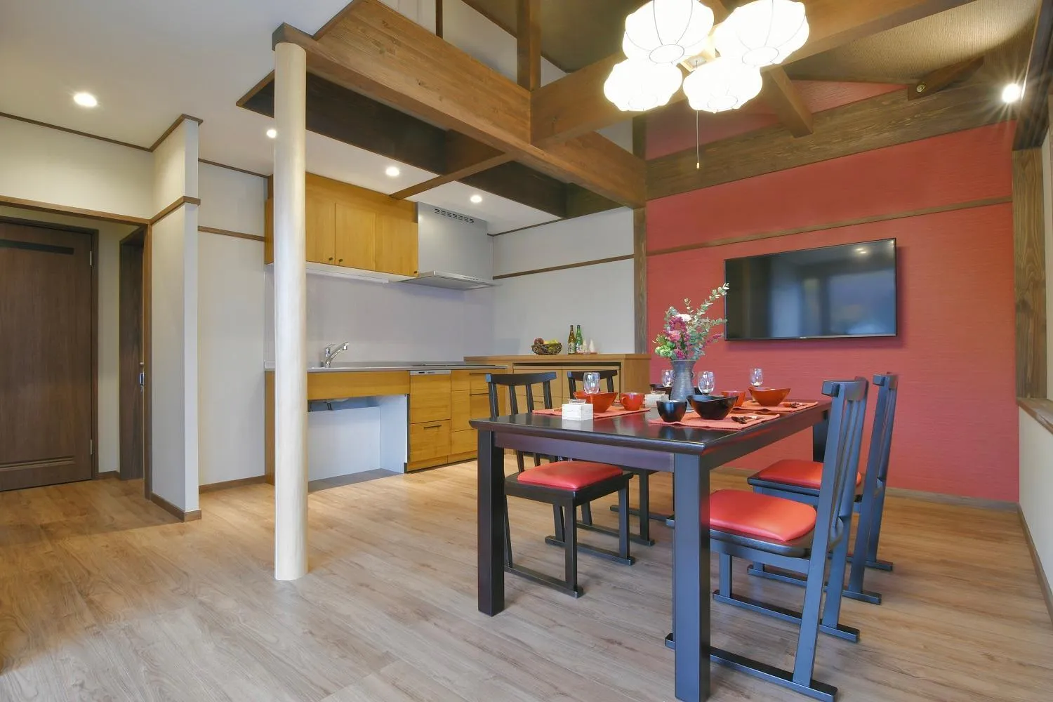 Kitchen or kitchenette in Ryokan Sakaya