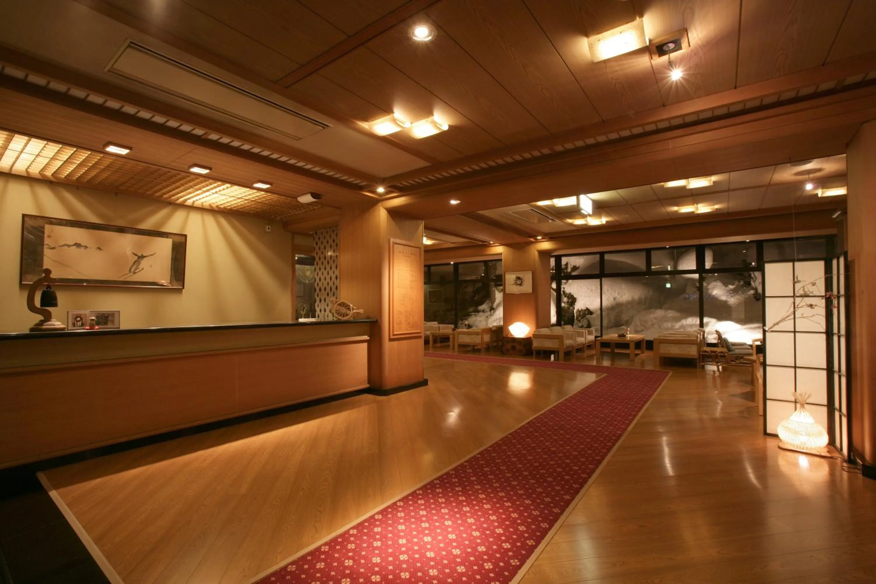 Lobby or reception in Ryokan Sakaya