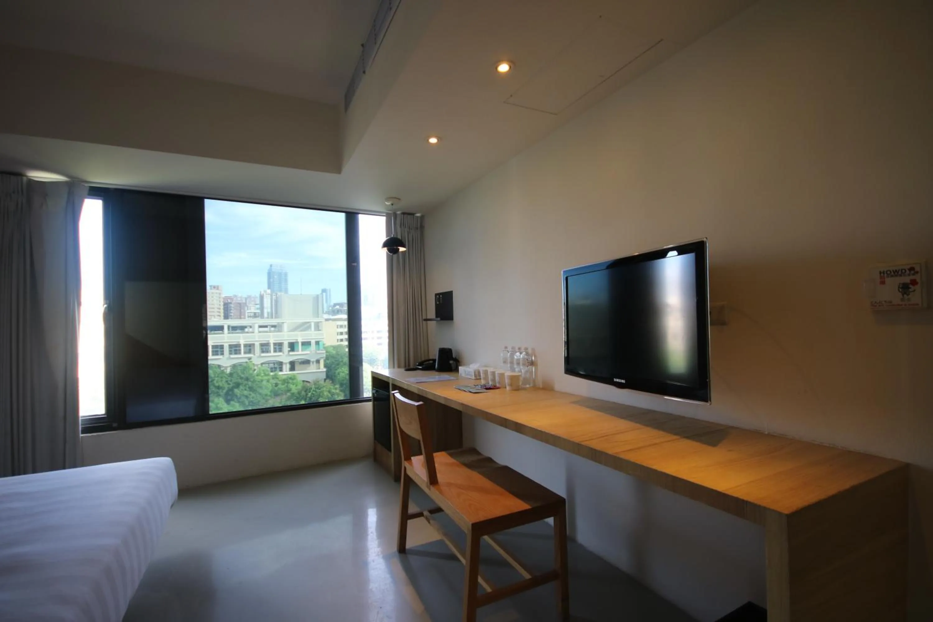 Bed in Hotel Papa Whale-Kaohsiung Formosa Boulevard