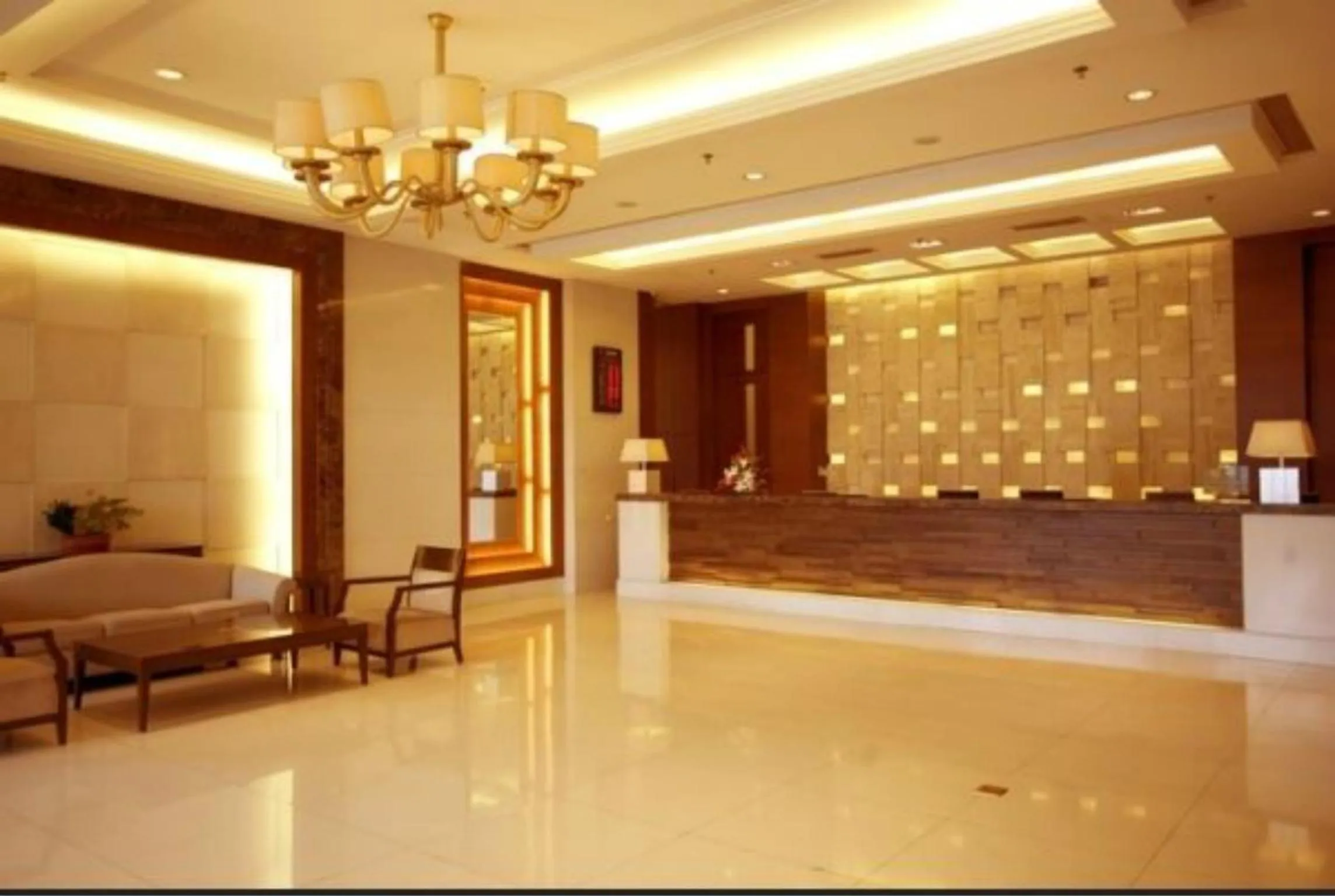 Lobby or reception in Ramada Beijing North
