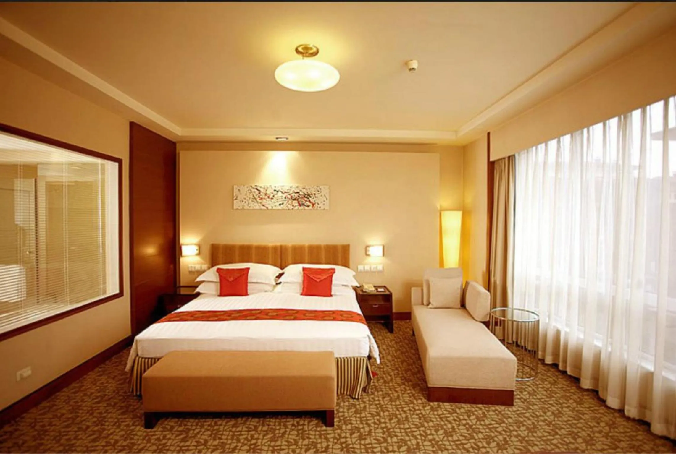 Bed in Ramada Beijing North