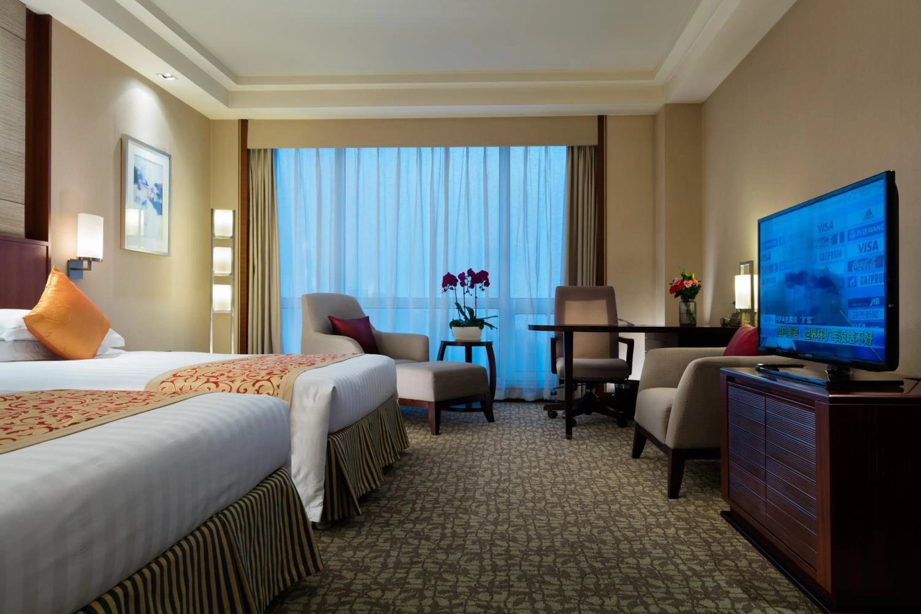 Photo of the whole room, Bed in Ramada Beijing North