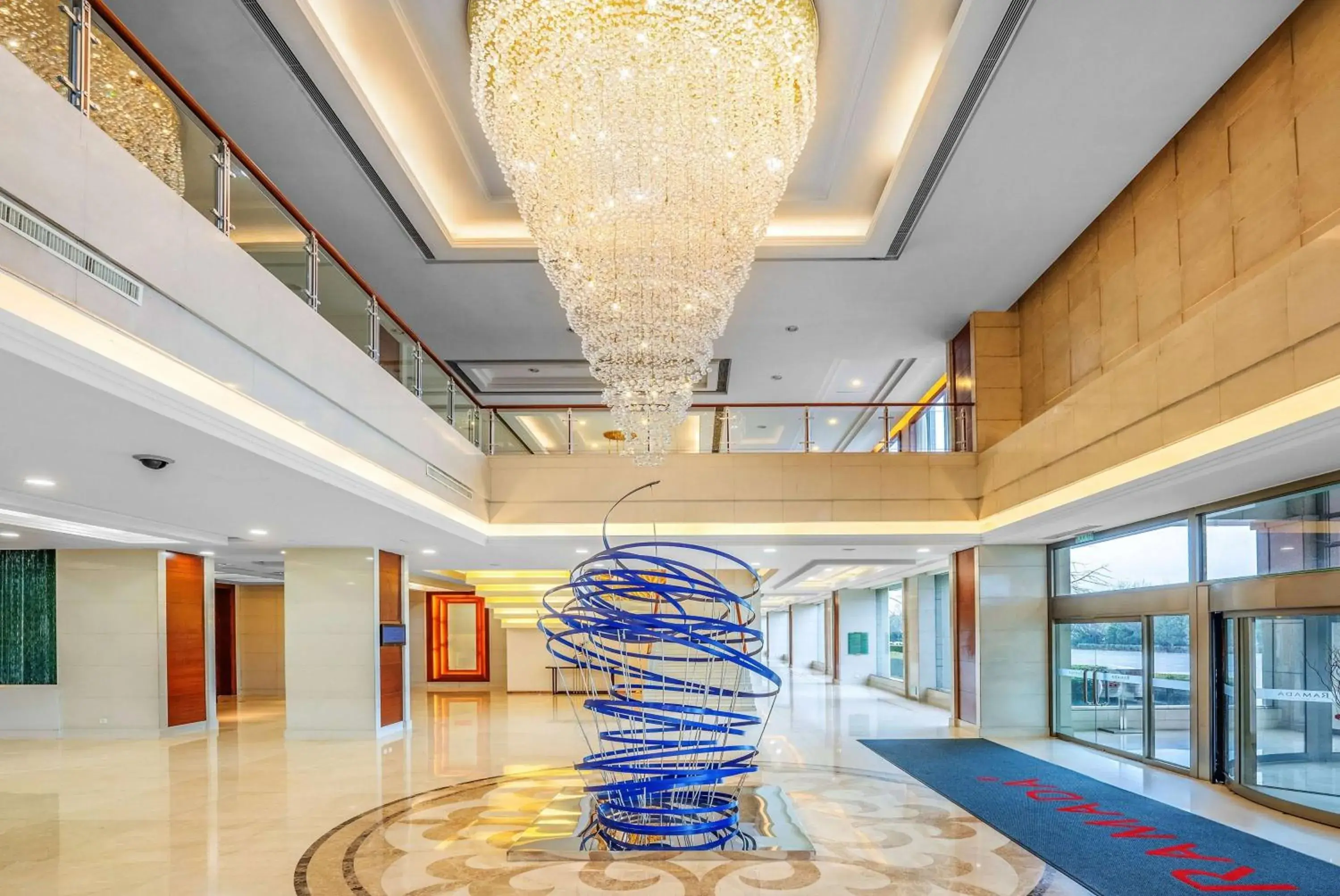 Lobby or reception in Ramada Beijing North Lobby or reception in Ramada Beijing North