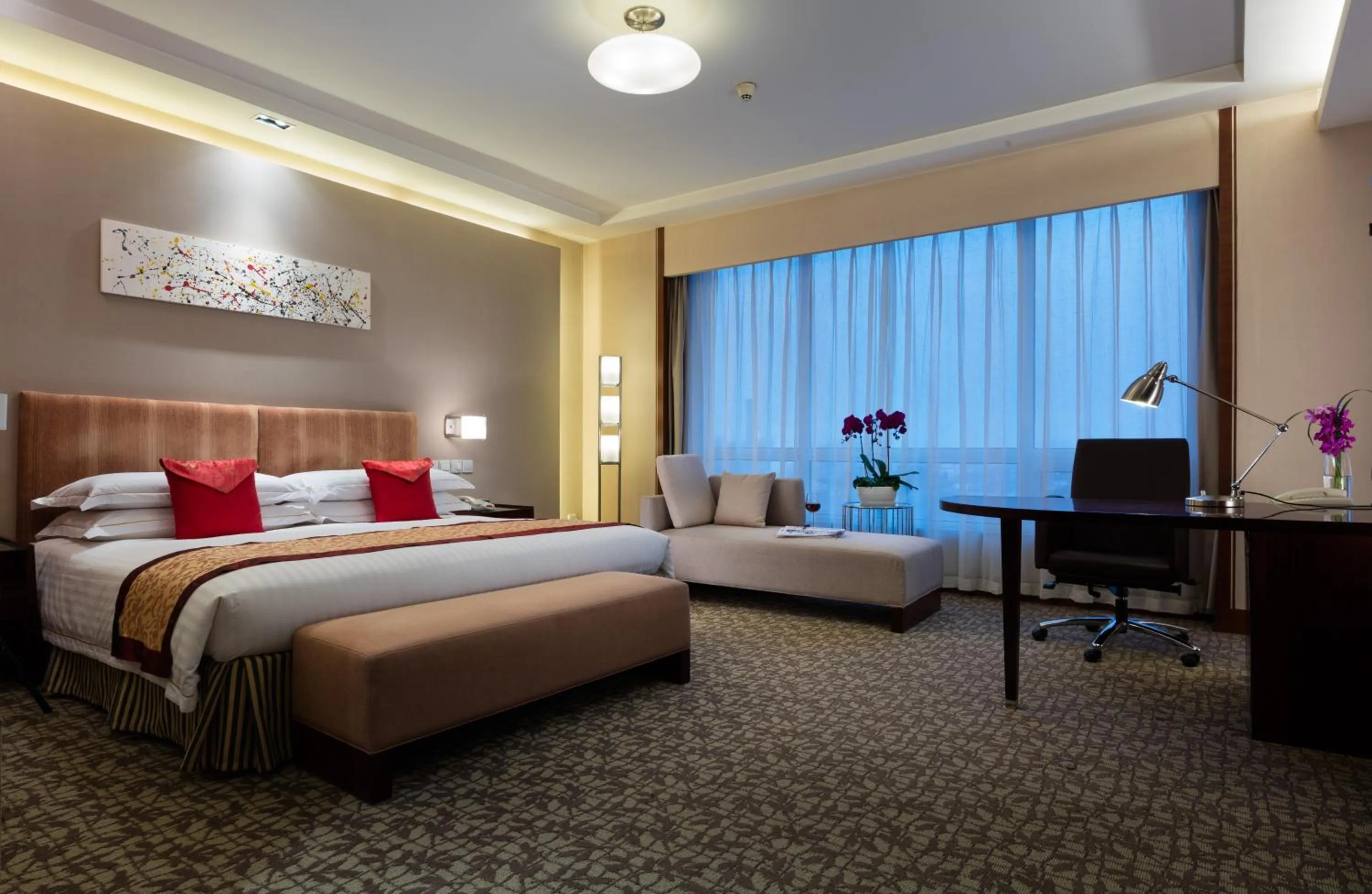 Photo of the whole room, Bed in Ramada Beijing North