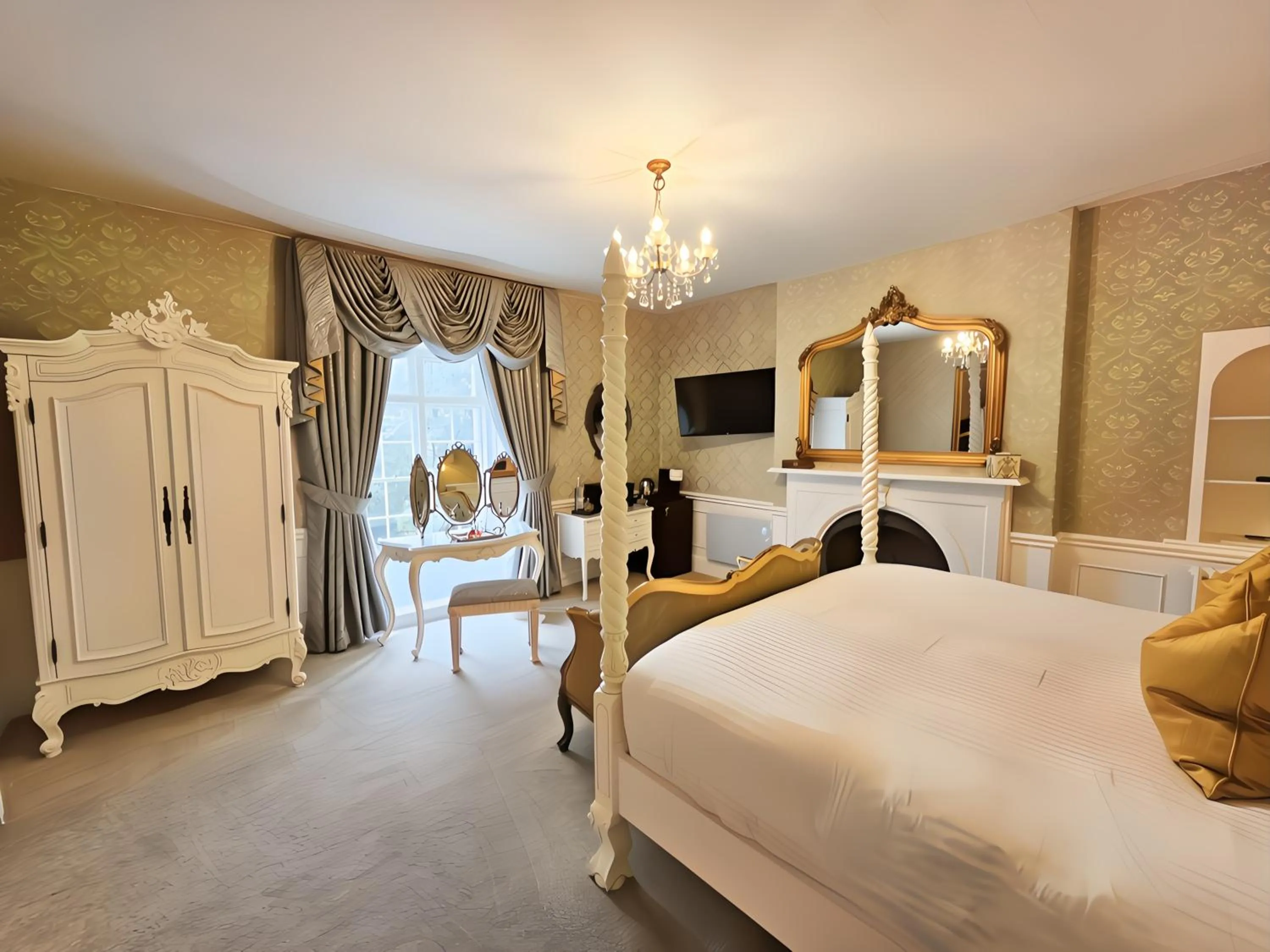 Bedroom, Bed in Plas Dinas Country House