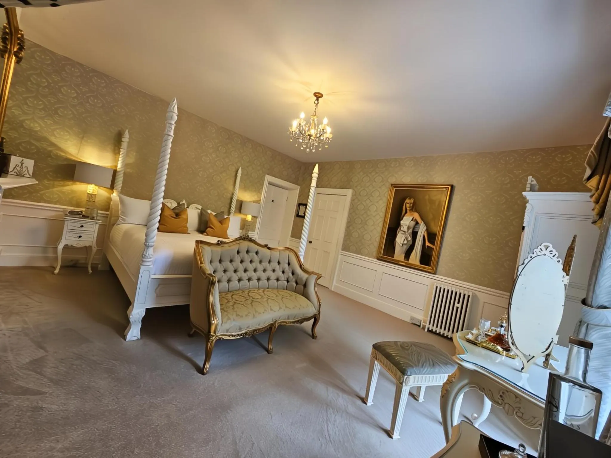 Bed in Plas Dinas Country House