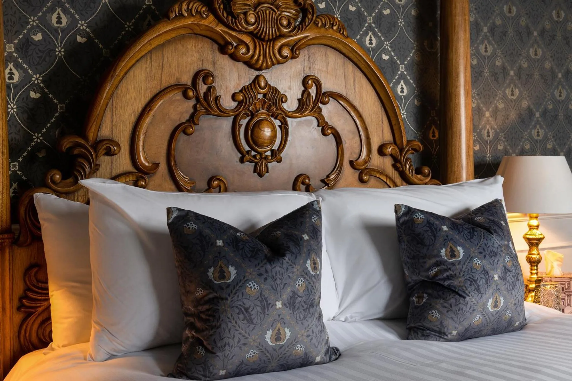 Bed in Plas Dinas Country House