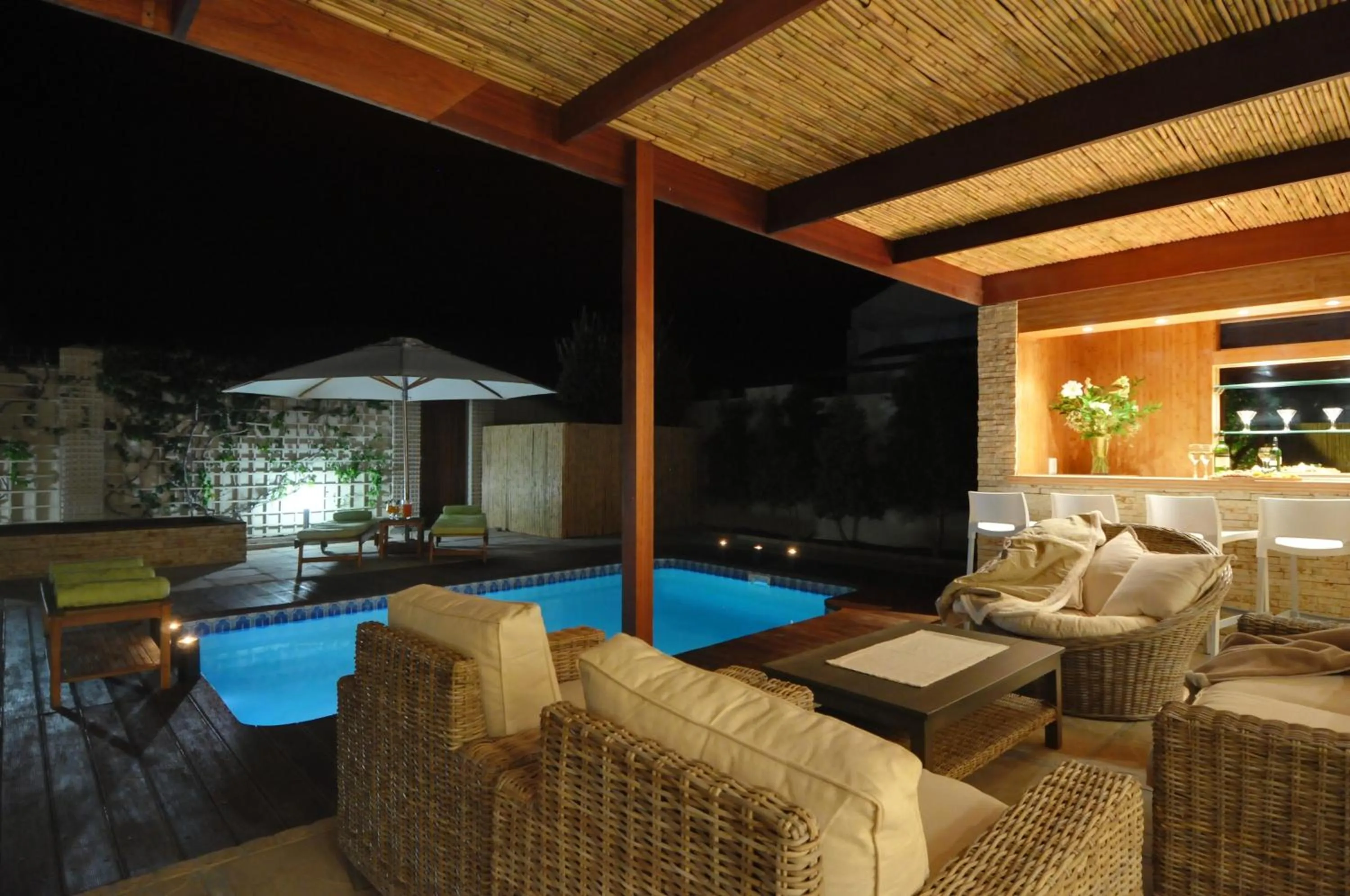 Swimming pool in Bamboo Guest House