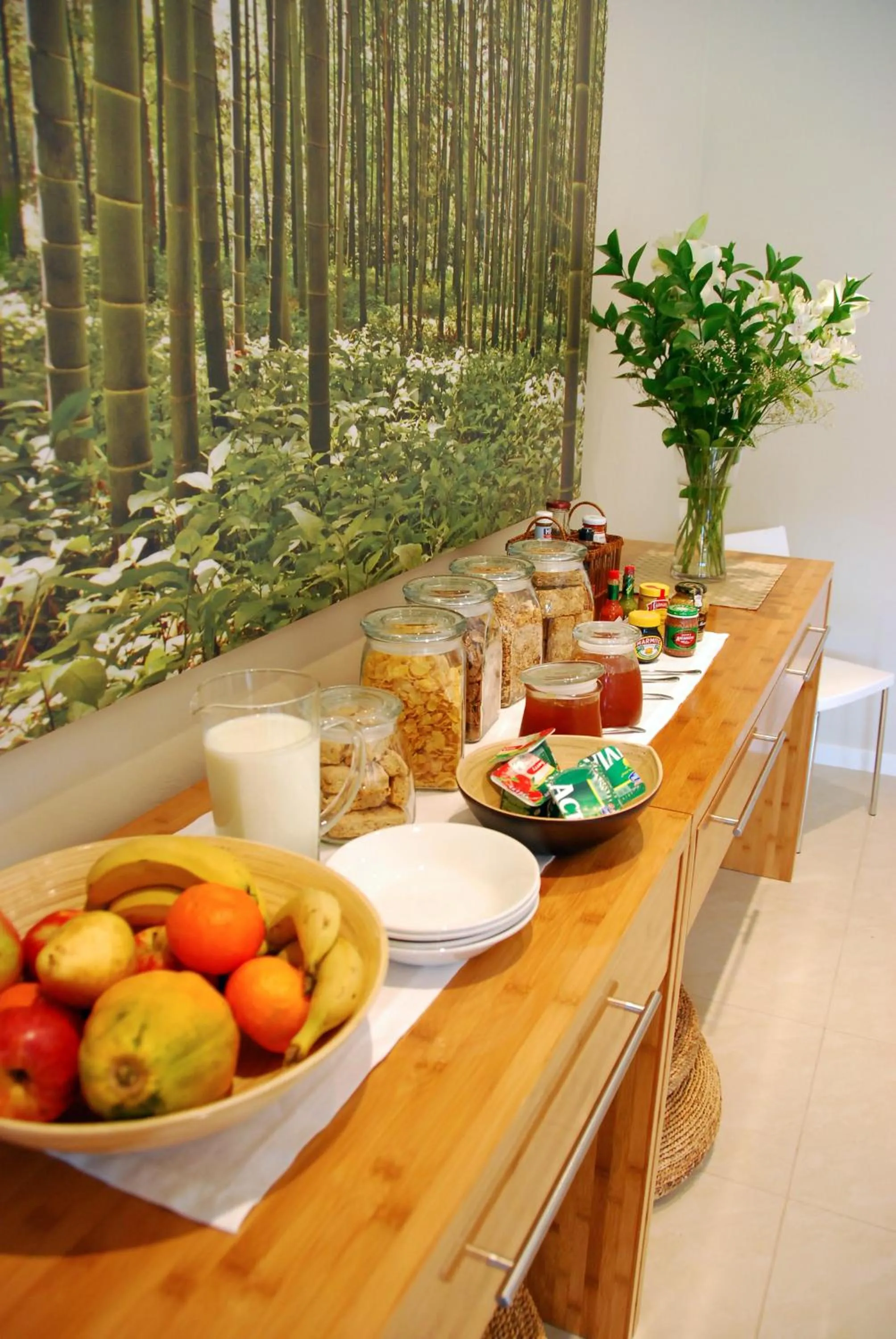 Food in Bamboo Guest House